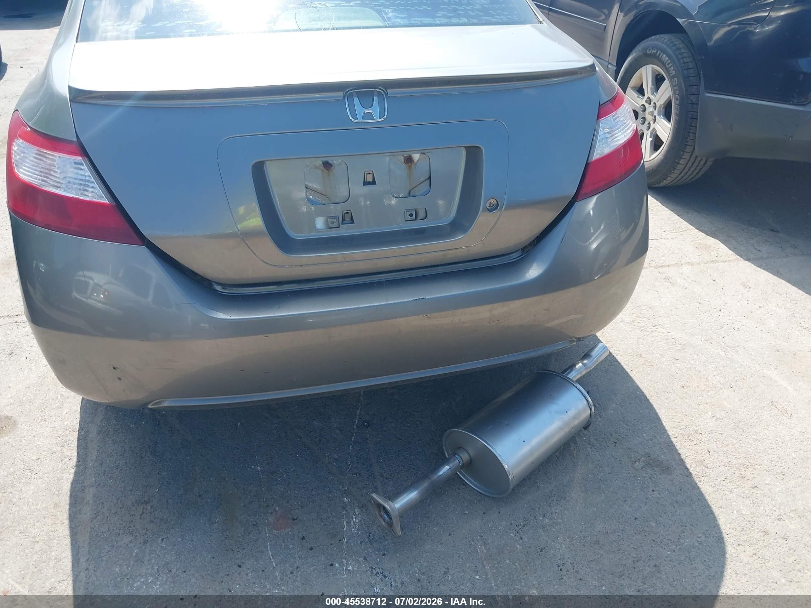 2006 Honda Civic Lx Gray vin: 2HGFG12686H505982
