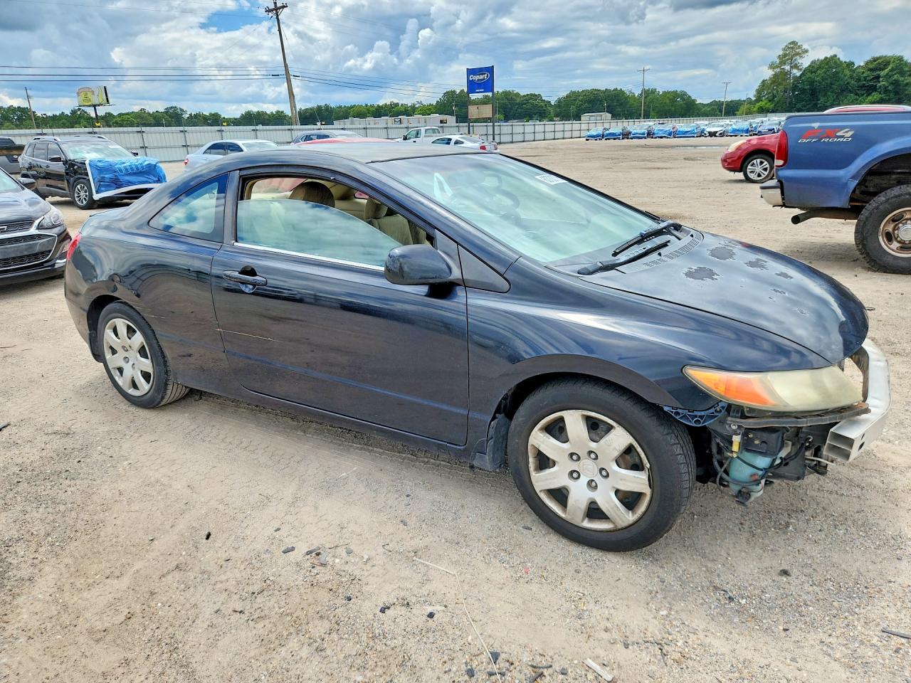 2006 Honda Civic Lx Black vin: 2HGFG12686H516593