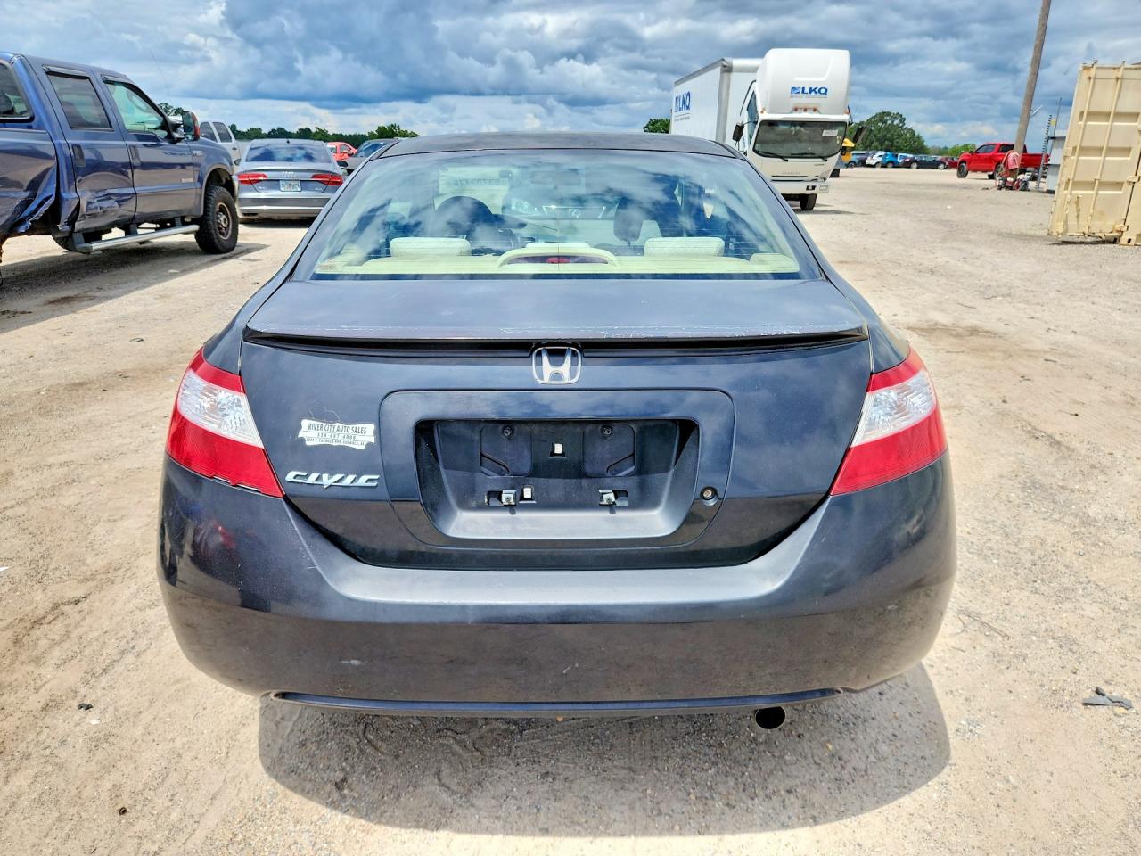 2006 Honda Civic Lx Black vin: 2HGFG12686H516593