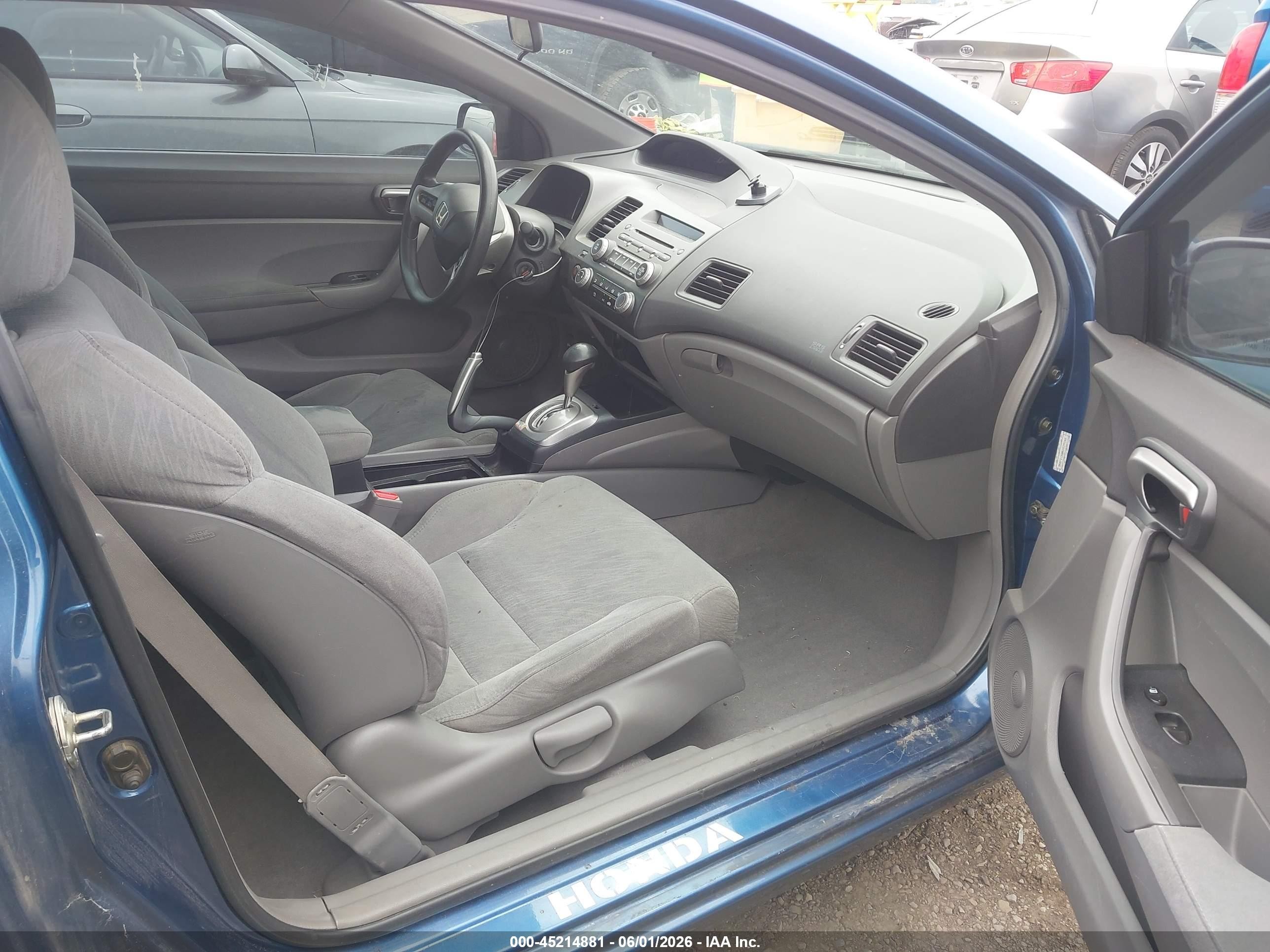 2006 Honda Civic Lx Blue vin: 2HGFG12686H539162