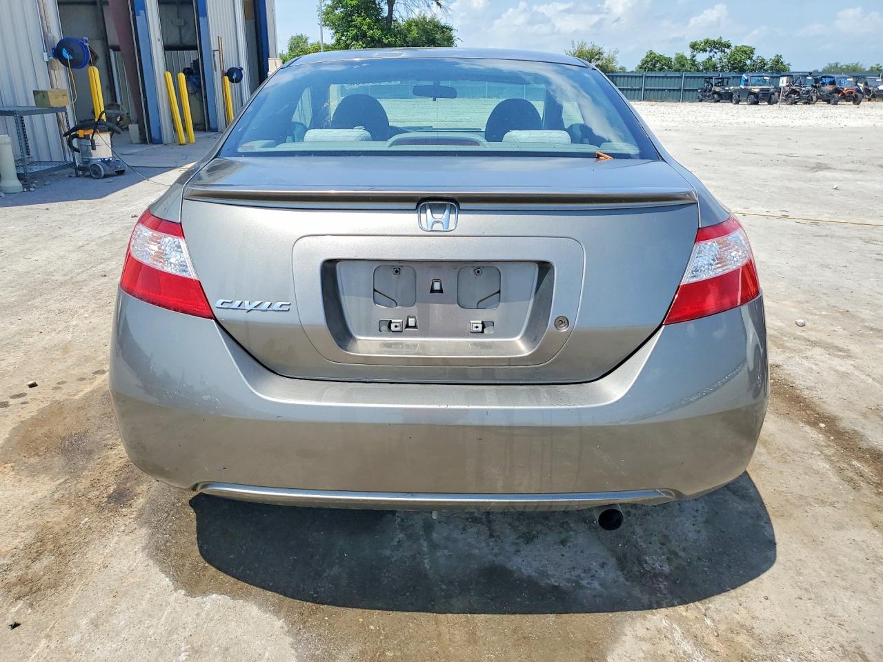 2007 Honda Civic Lx Gray vin: 2HGFG12687H558456