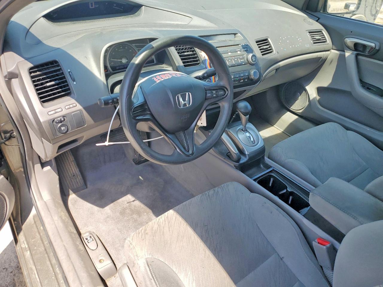 2007 Honda Civic Lx Gray vin: 2HGFG12687H558456