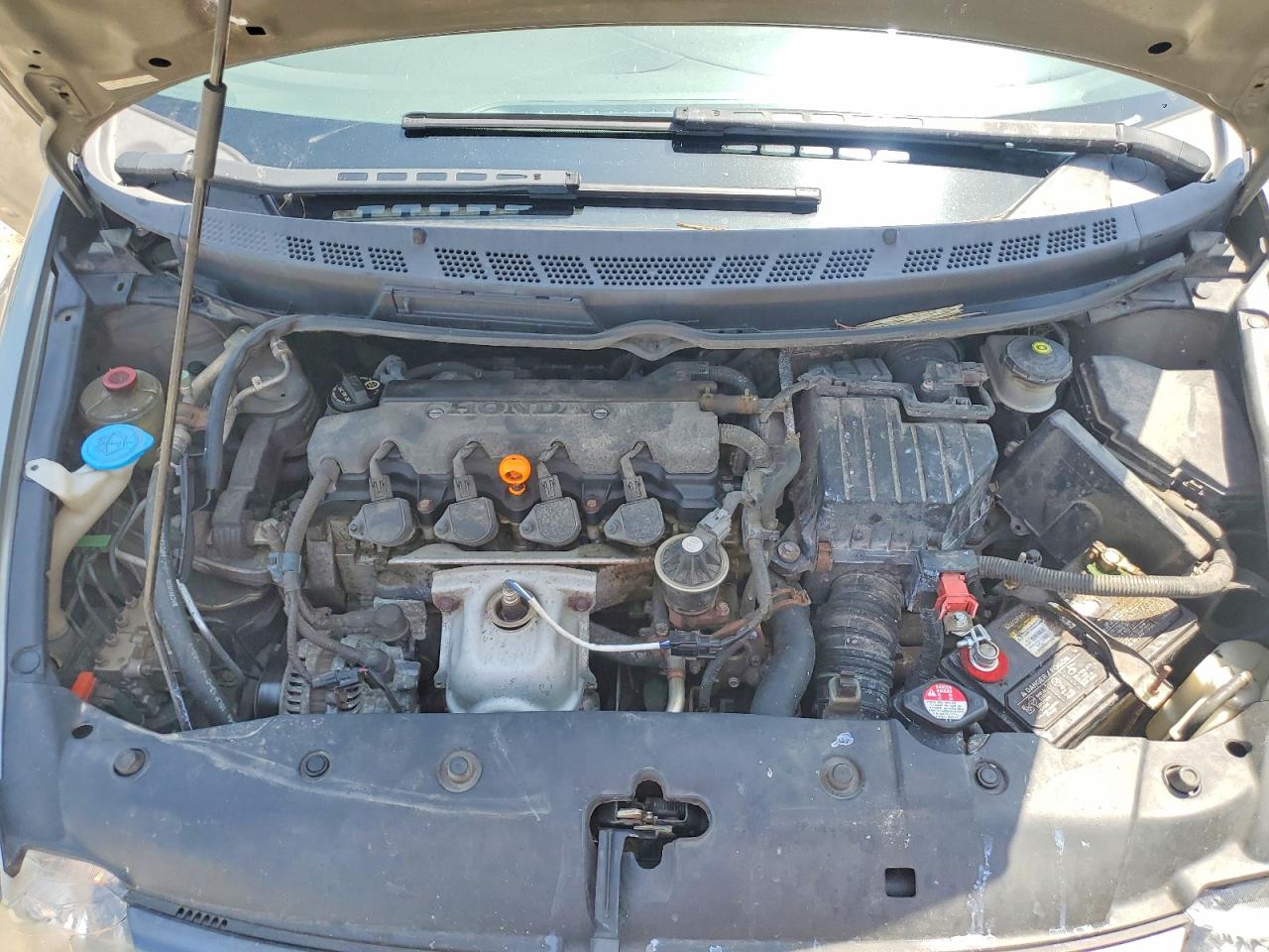 2007 Honda Civic Lx Gray vin: 2HGFG12687H558456