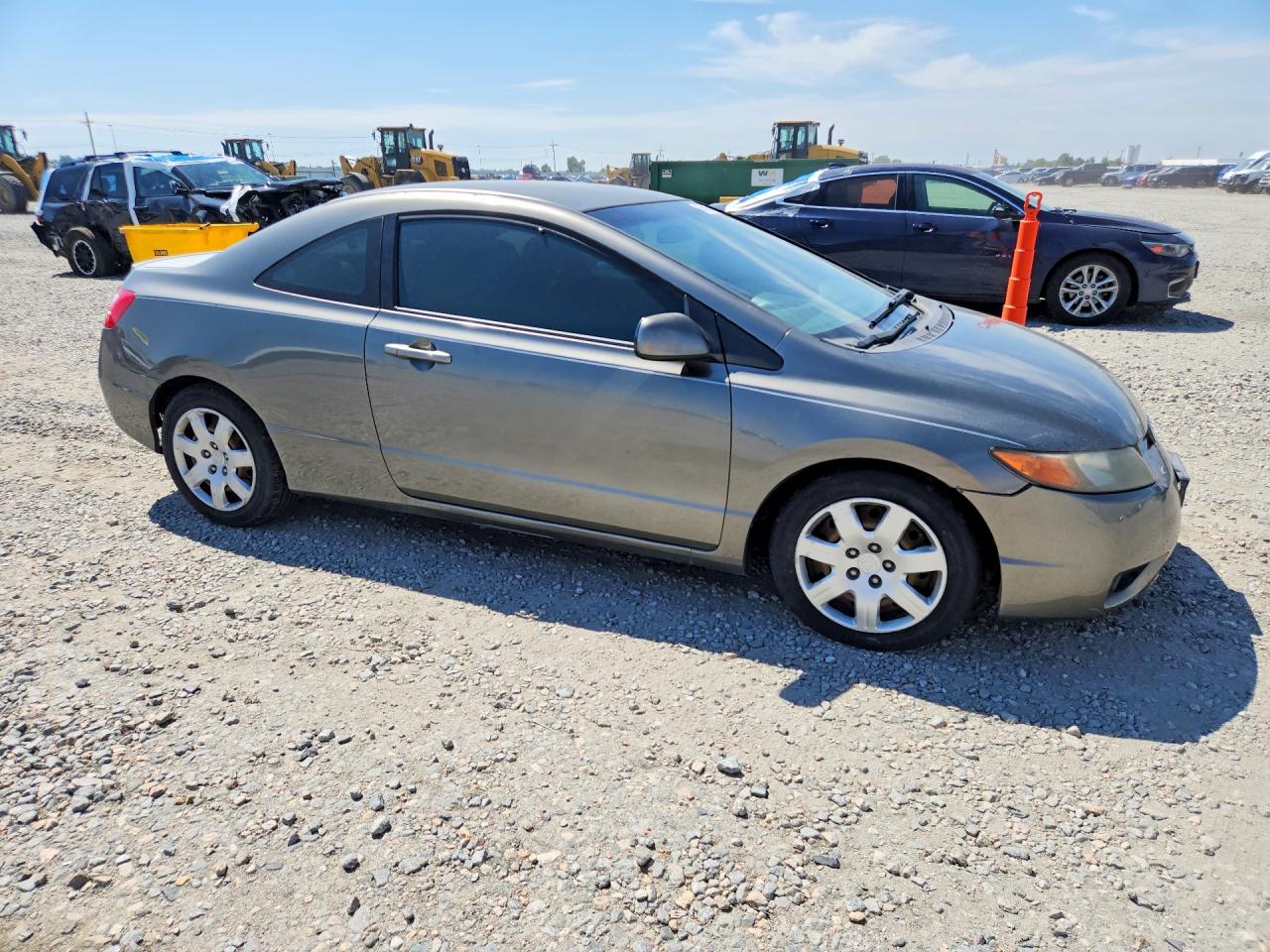 2007 Honda Civic Lx Silver vin: 2HGFG12687H559011