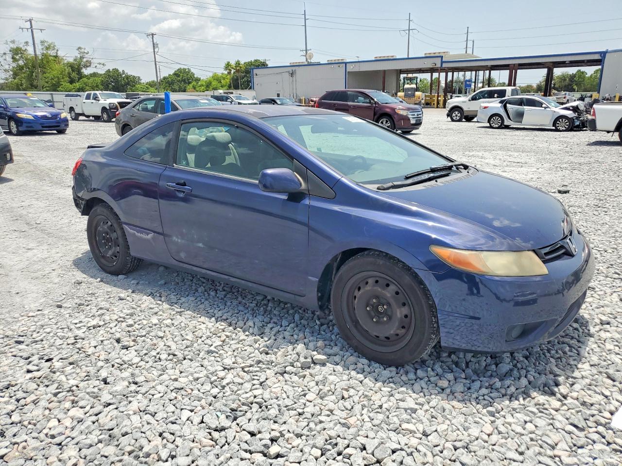 2008 Honda Civic Lx Blue vin: 2HGFG12688H564968