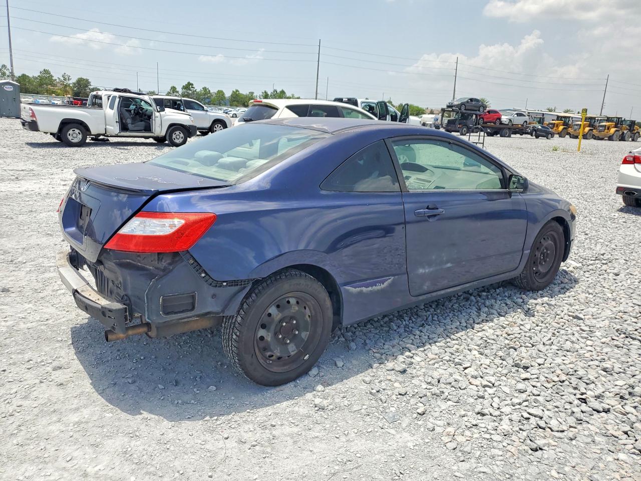 2008 Honda Civic Lx Blue vin: 2HGFG12688H564968