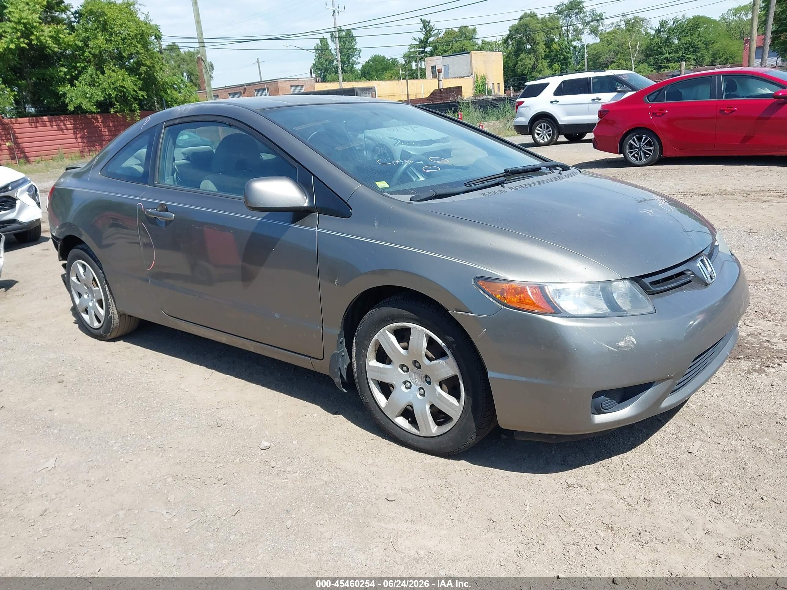 2008 Honda Civic Lx Beige vin: 2HGFG12688H572486