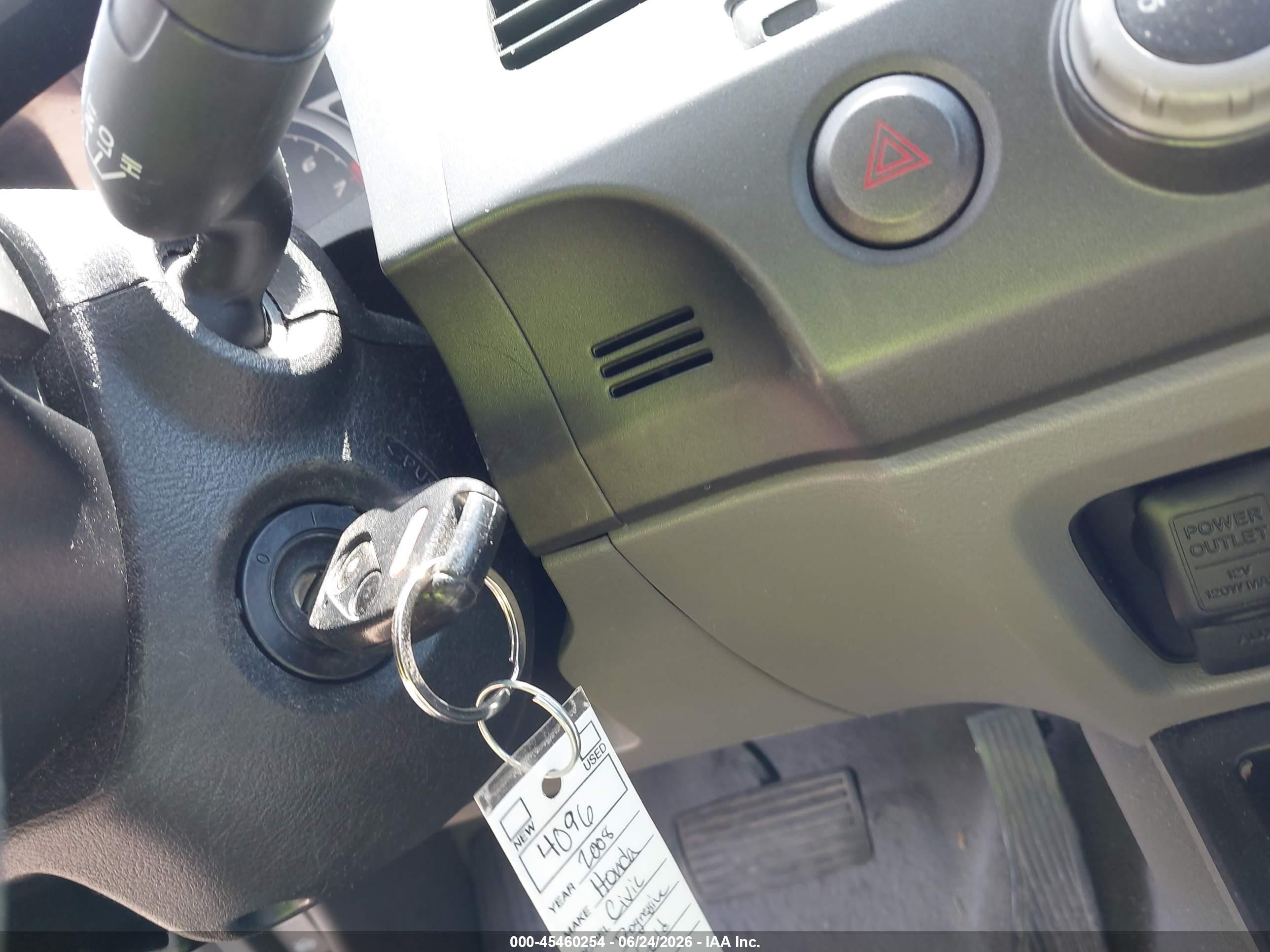 2008 Honda Civic Lx Бежевый vin: 2HGFG12688H572486