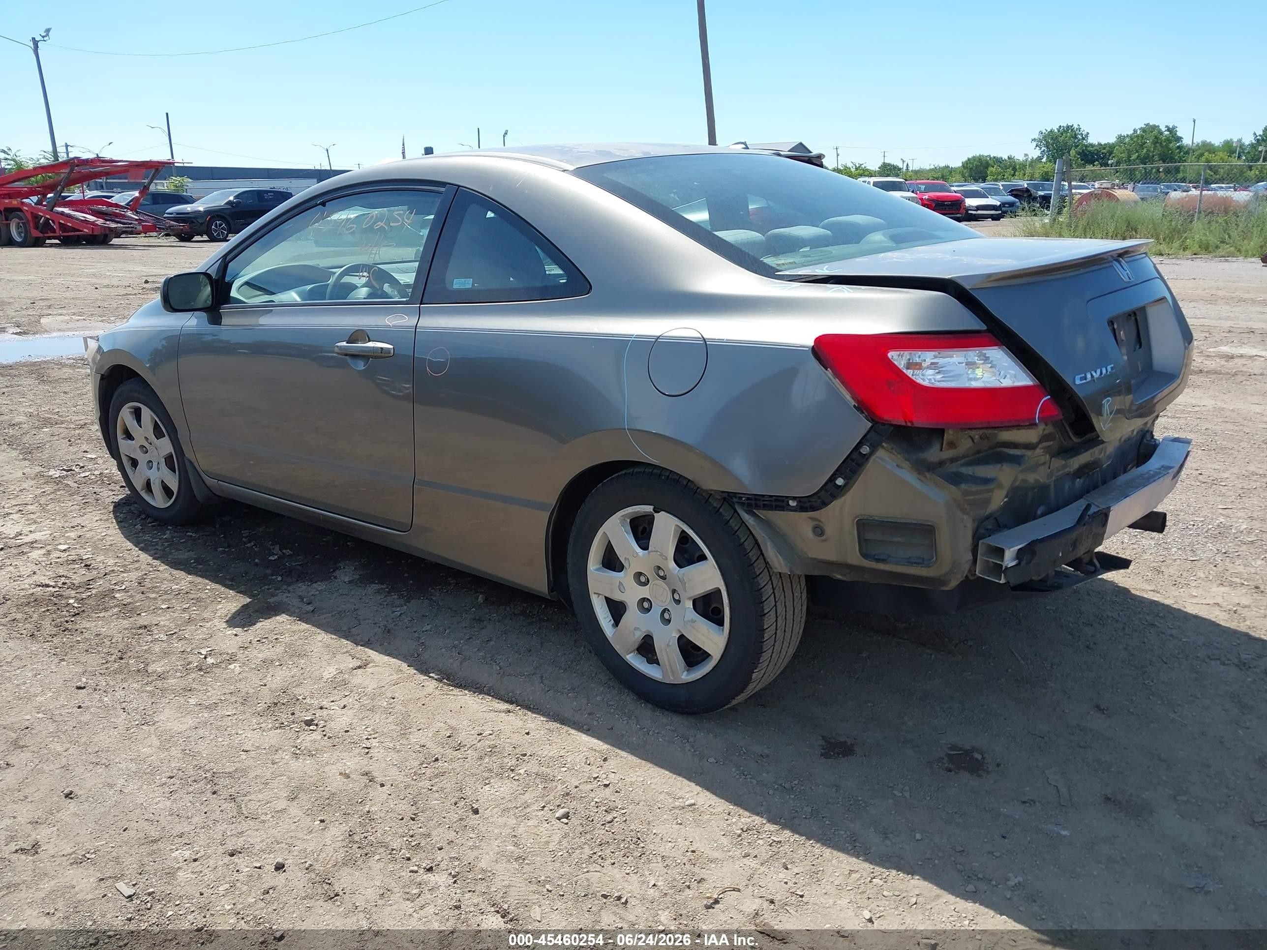 2008 Honda Civic Lx Бежевый vin: 2HGFG12688H572486