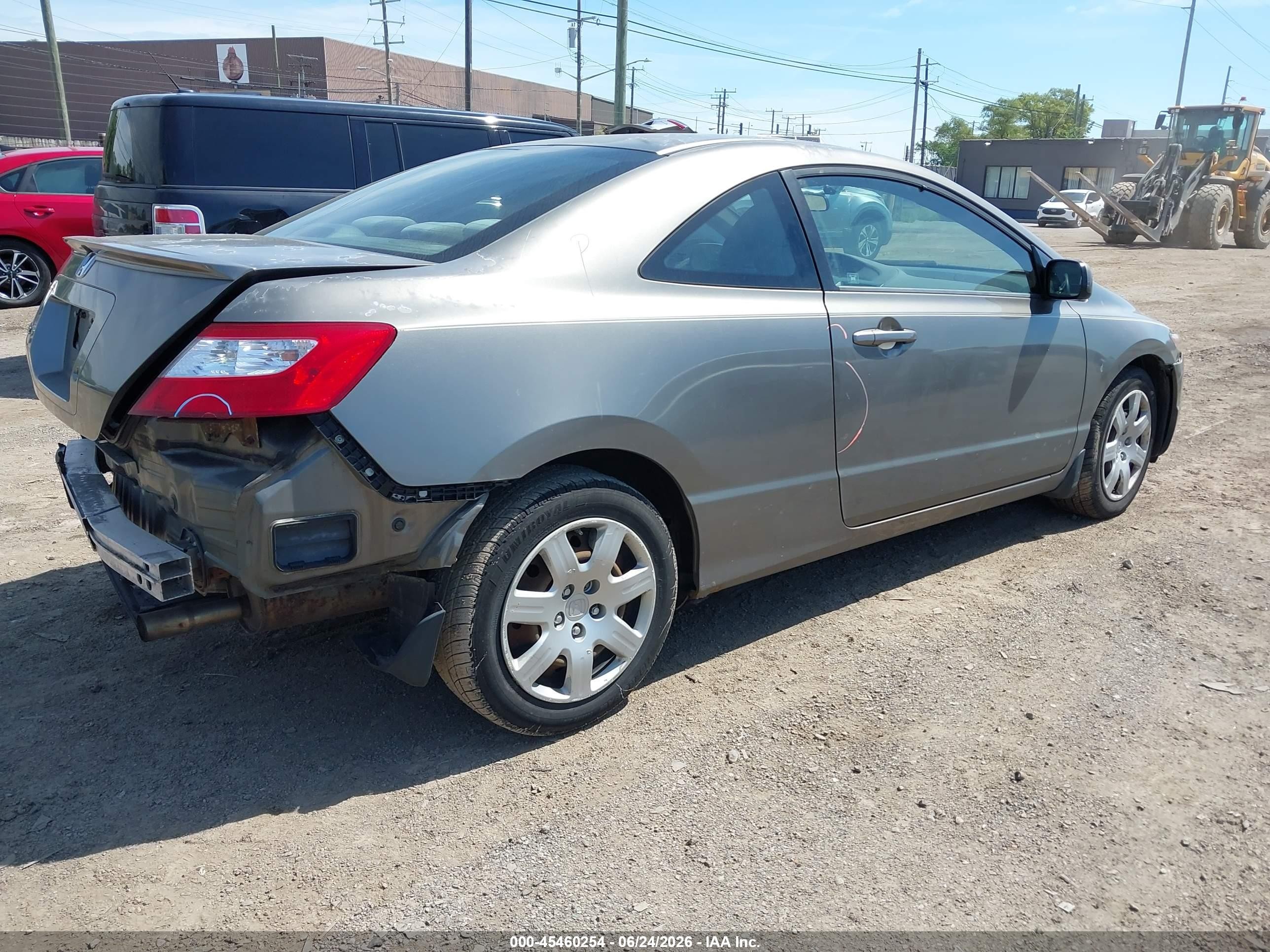 2008 Honda Civic Lx Бежевый vin: 2HGFG12688H572486