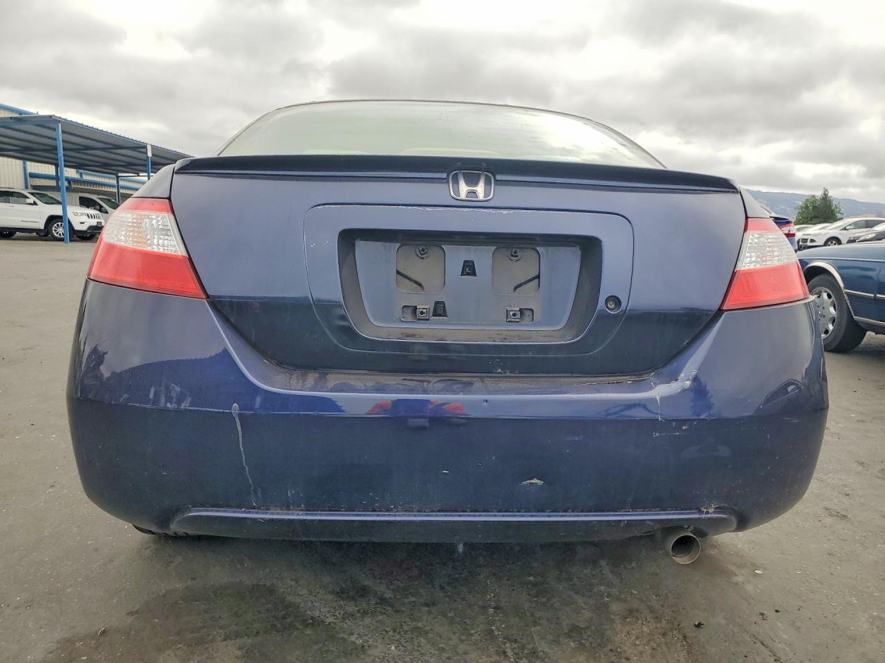 2006 Honda Civic Lx Blue vin: 2HGFG12696H554978