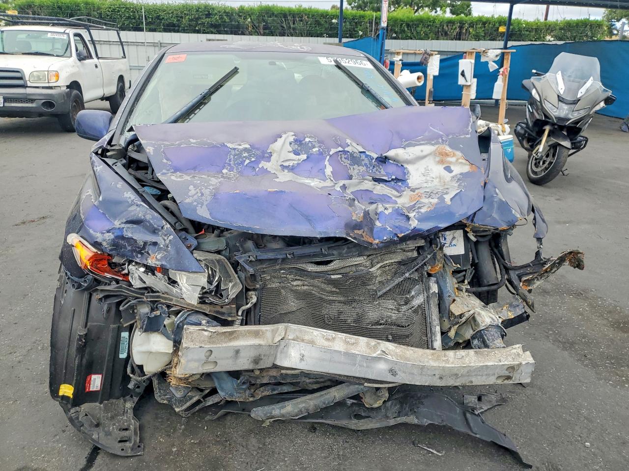 2006 Honda Civic Lx Blue vin: 2HGFG12696H554978