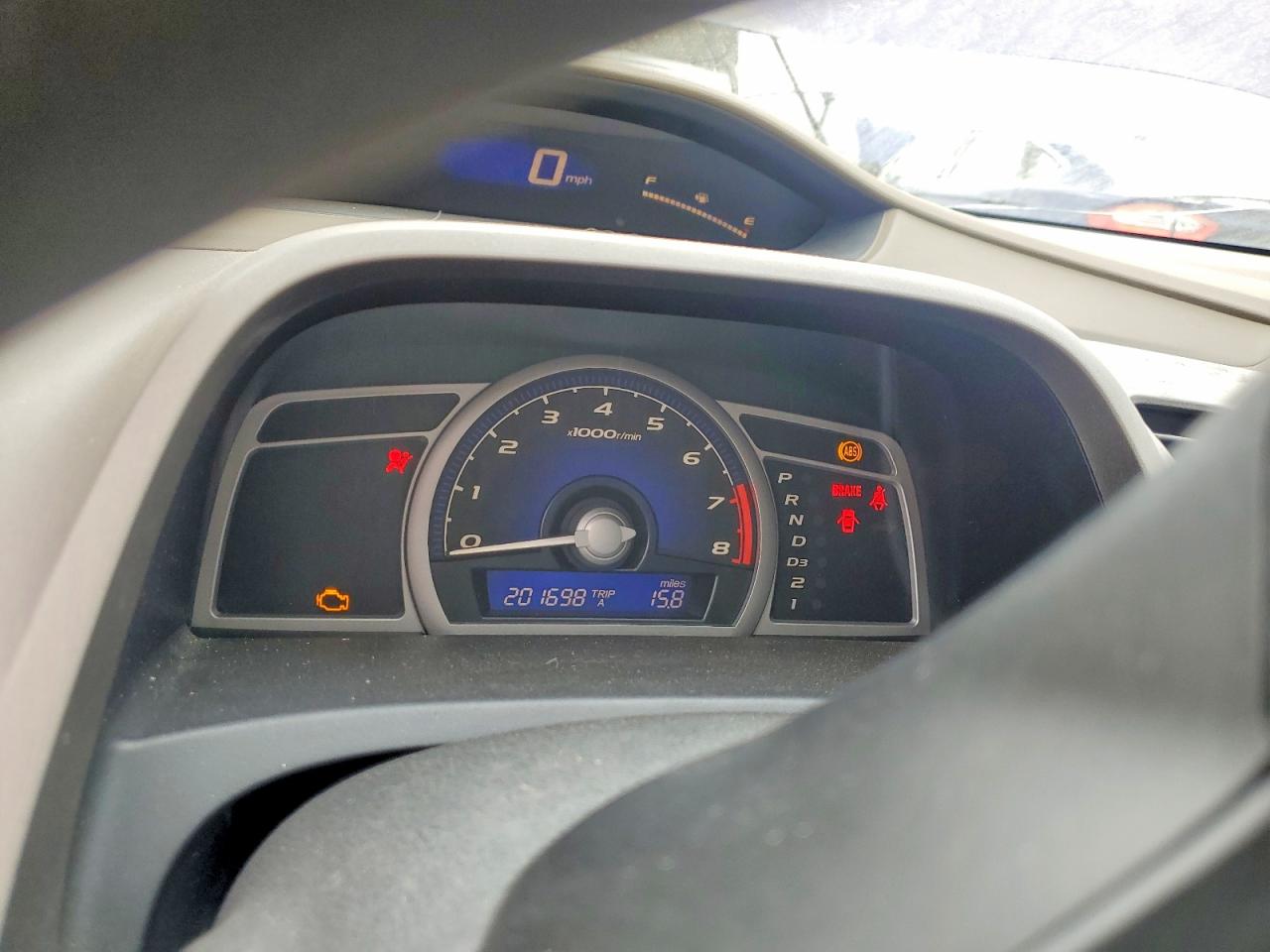 2006 Honda Civic Lx Blue vin: 2HGFG12696H554978