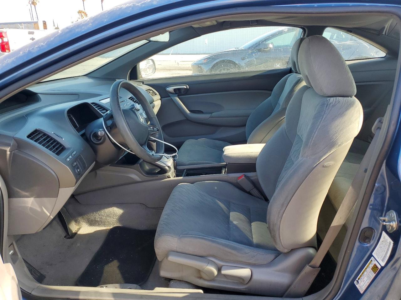 2007 Honda Civic Lx Blue vin: 2HGFG12697H518578