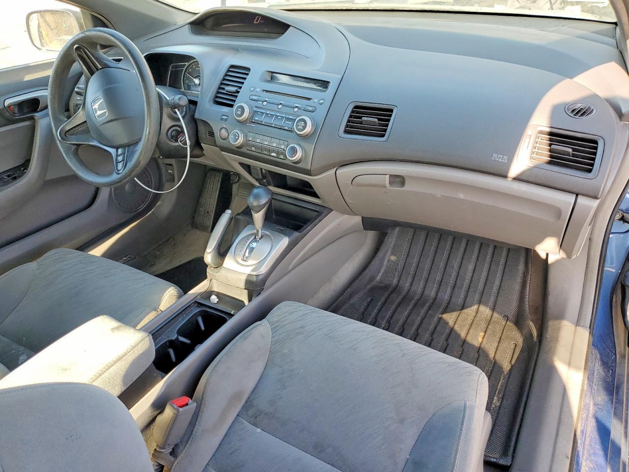 2007 Honda Civic Lx Blue vin: 2HGFG12697H518578