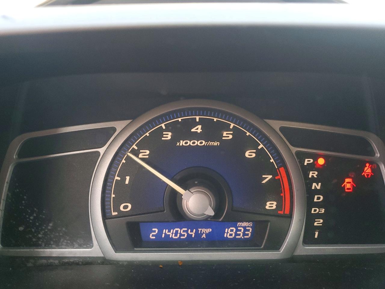 2007 Honda Civic Lx Blue vin: 2HGFG12697H518578
