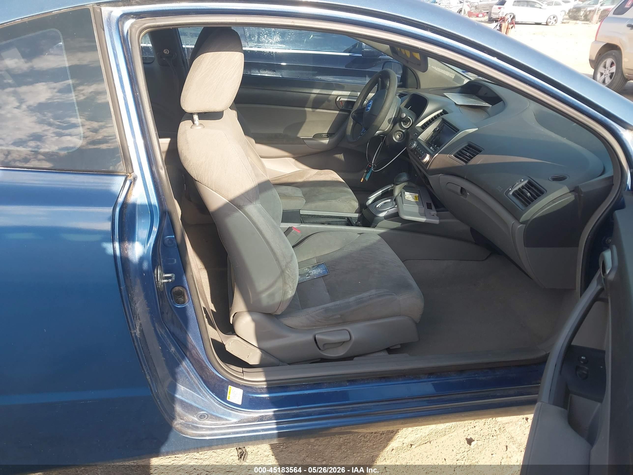 2007 Honda Civic Lx Blue vin: 2HGFG12697H520380