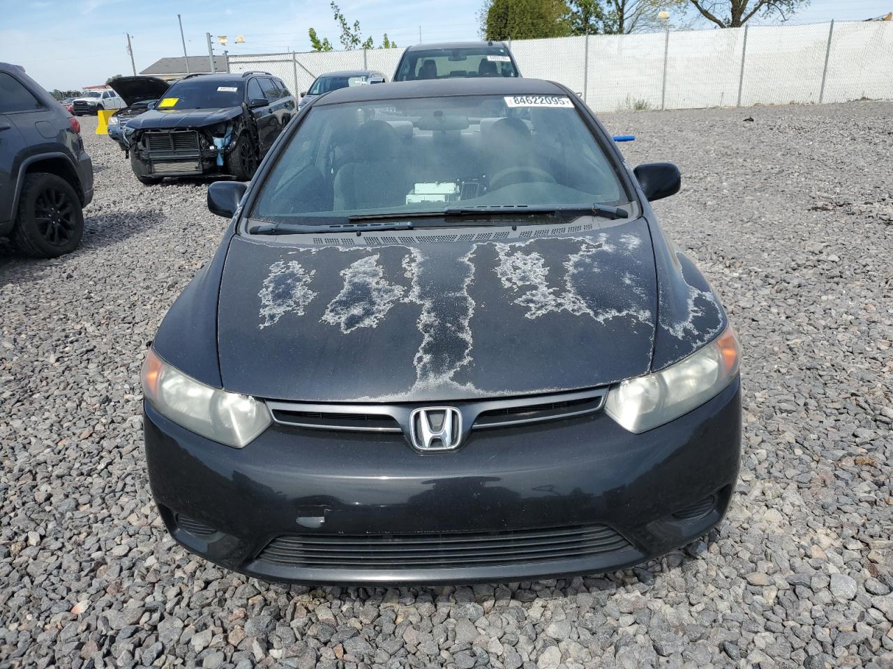 2007 Honda Civic Lx Black vin: 2HGFG12697H555680
