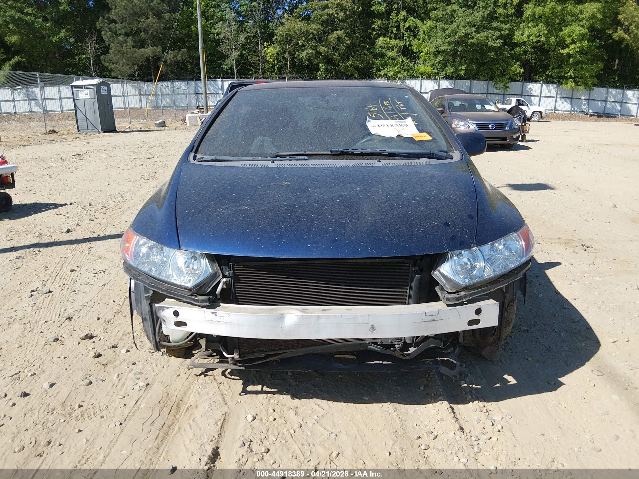 2007 Honda Civic Lx Blue vin: 2HGFG12697H585164