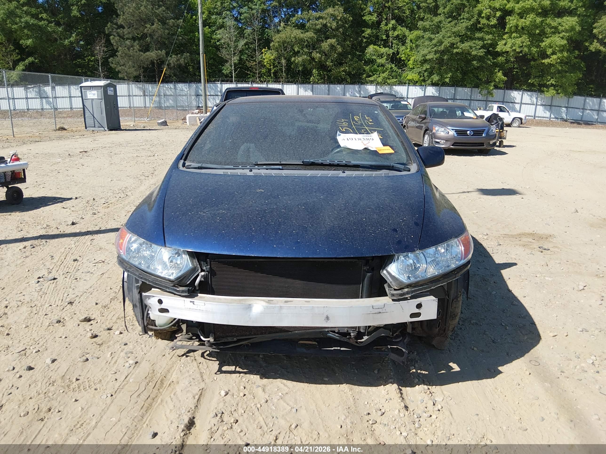 2007 Honda Civic Lx Blue vin: 2HGFG12697H585164