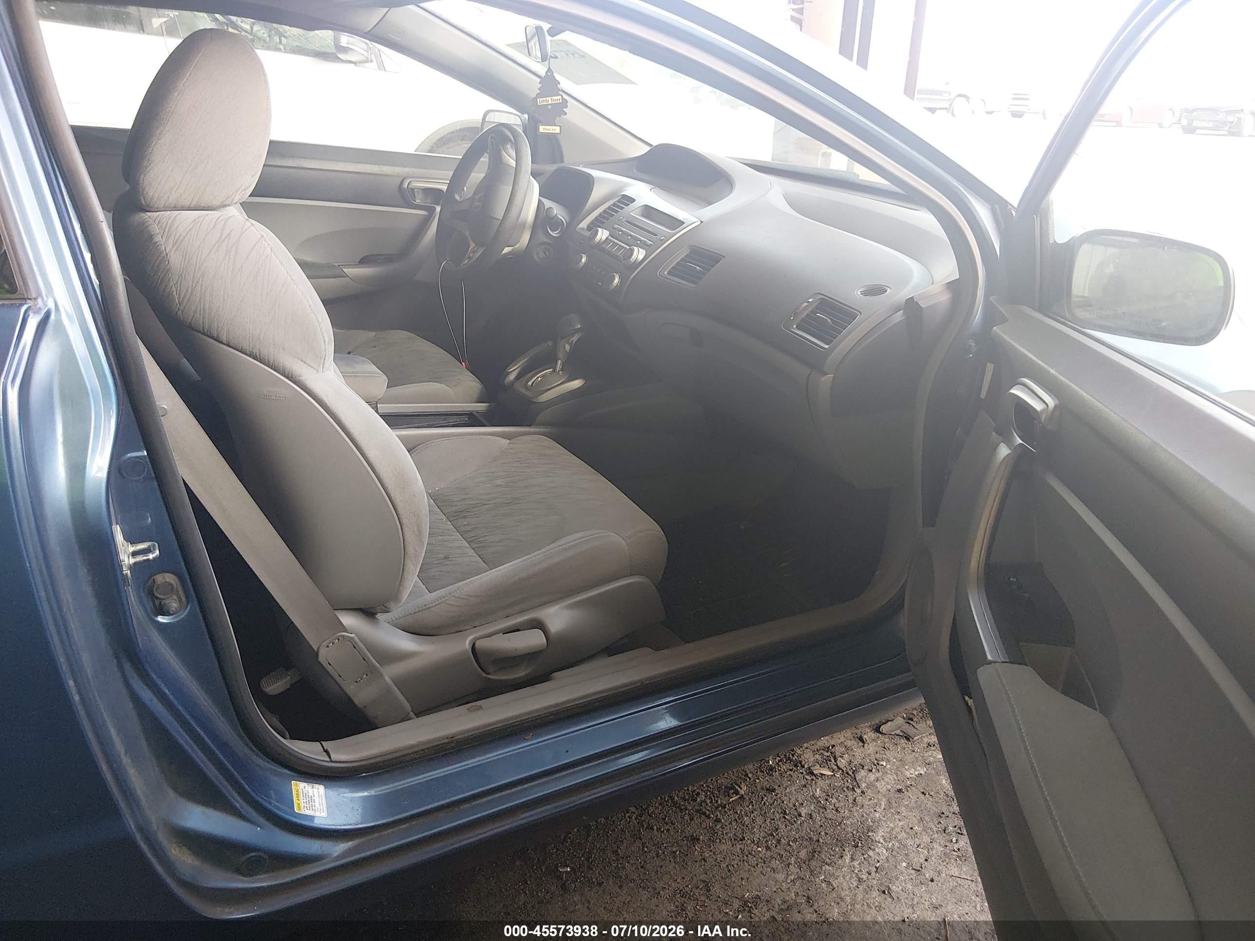 2008 Honda Civic Lx Blue vin: 2HGFG12698H513463