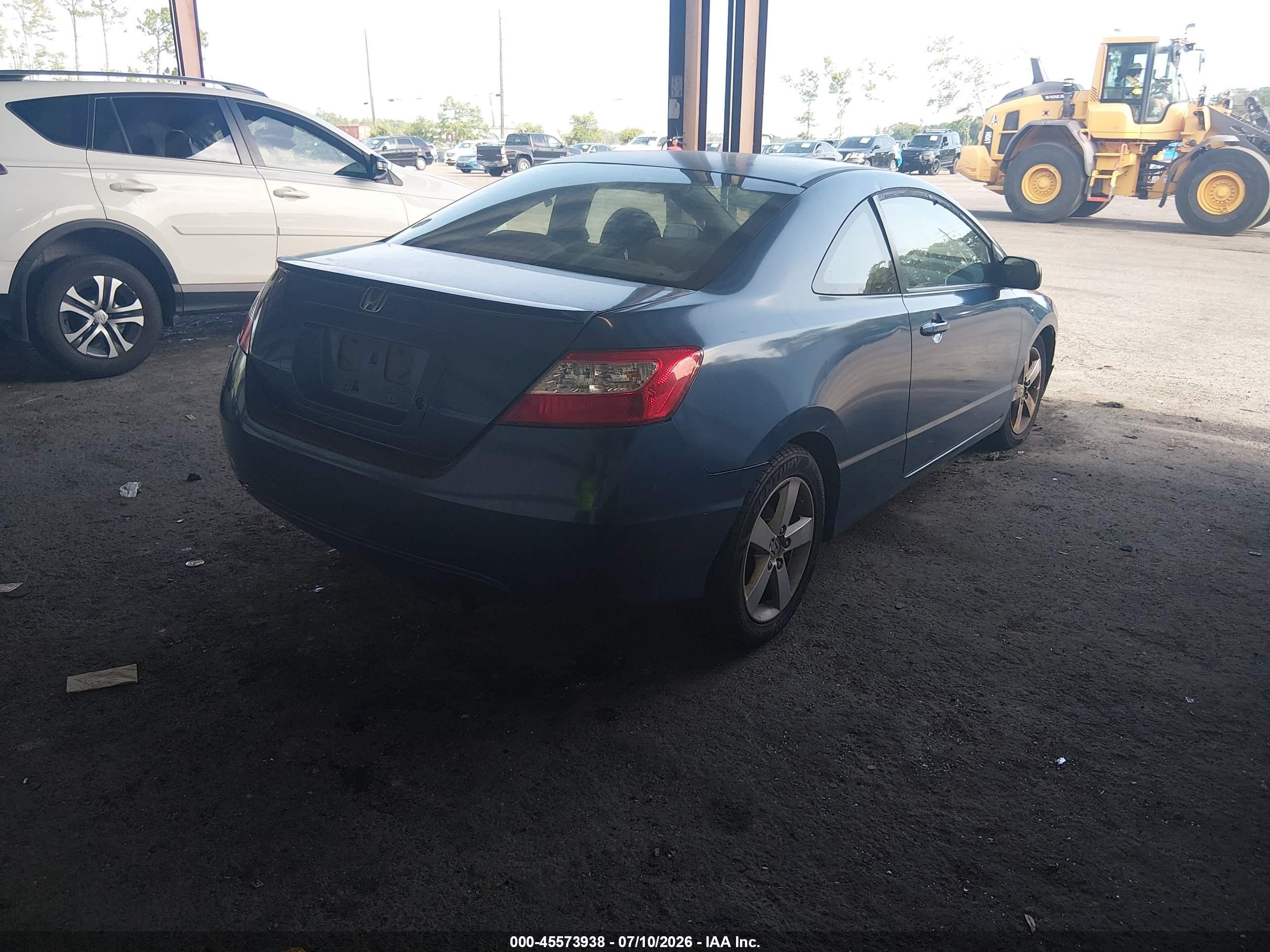 2008 Honda Civic Lx Blue vin: 2HGFG12698H513463