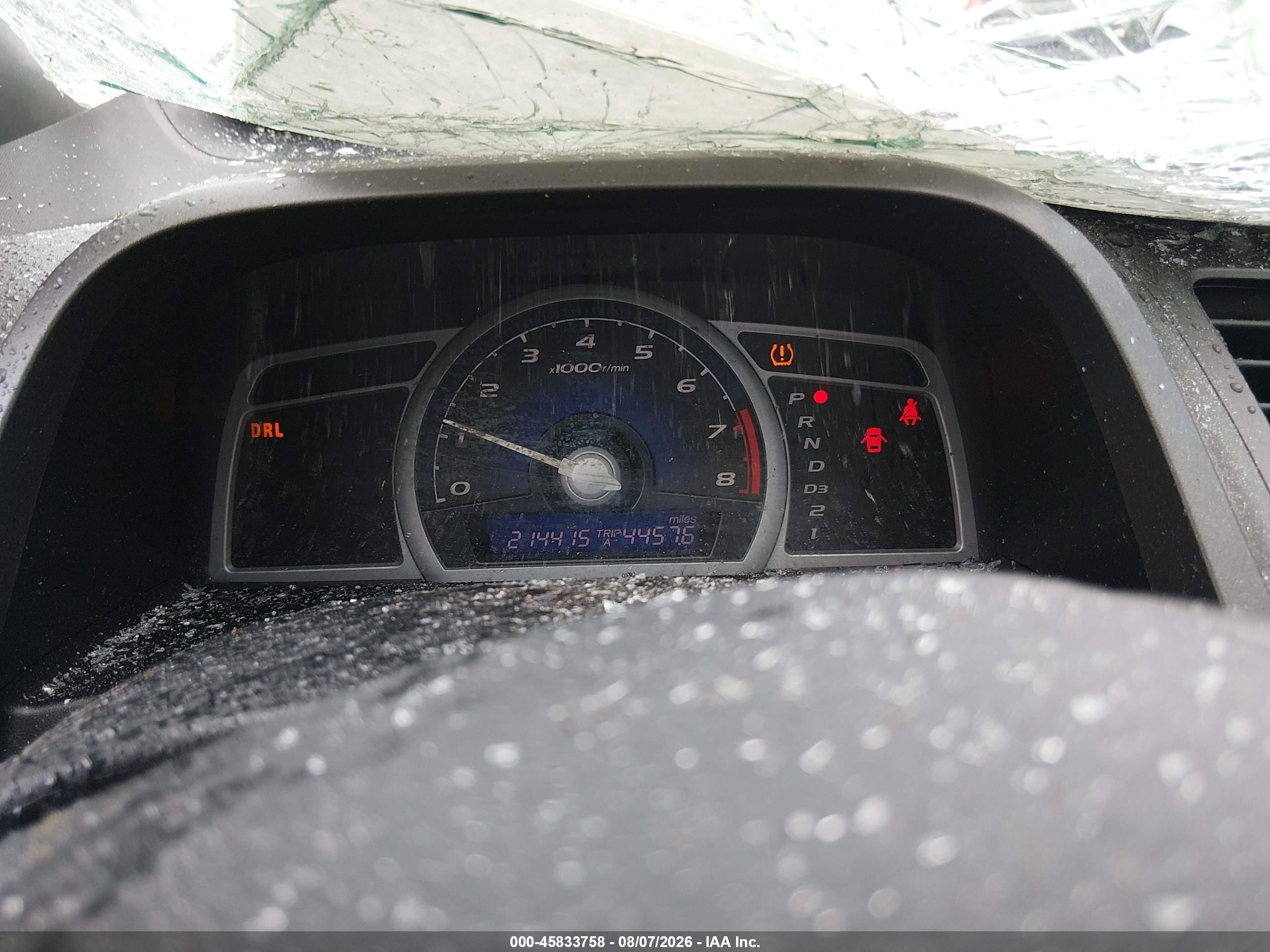2008 Honda Civic Lx Серебряный vin: 2HGFG12698H528108