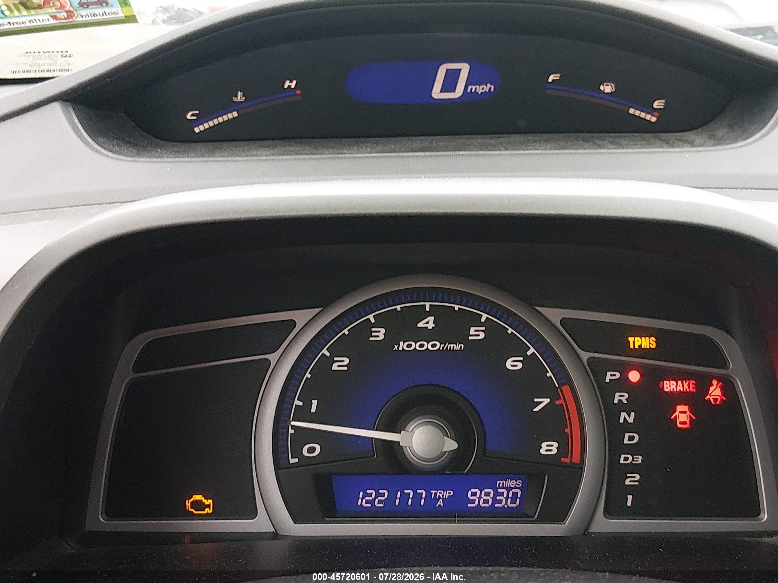 2008 Honda Civic Lx Beige vin: 2HGFG12698H532918