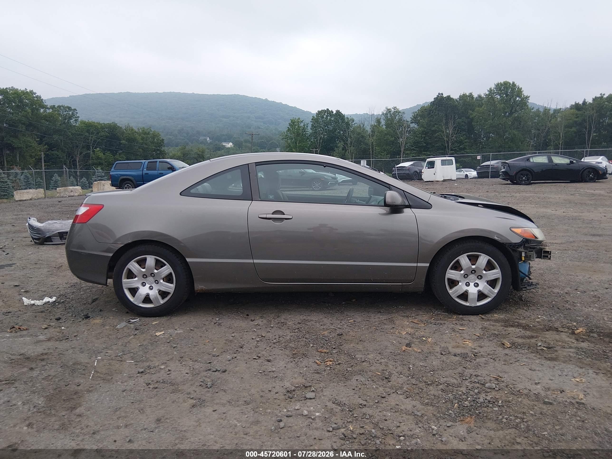 2008 Honda Civic Lx Beige vin: 2HGFG12698H532918