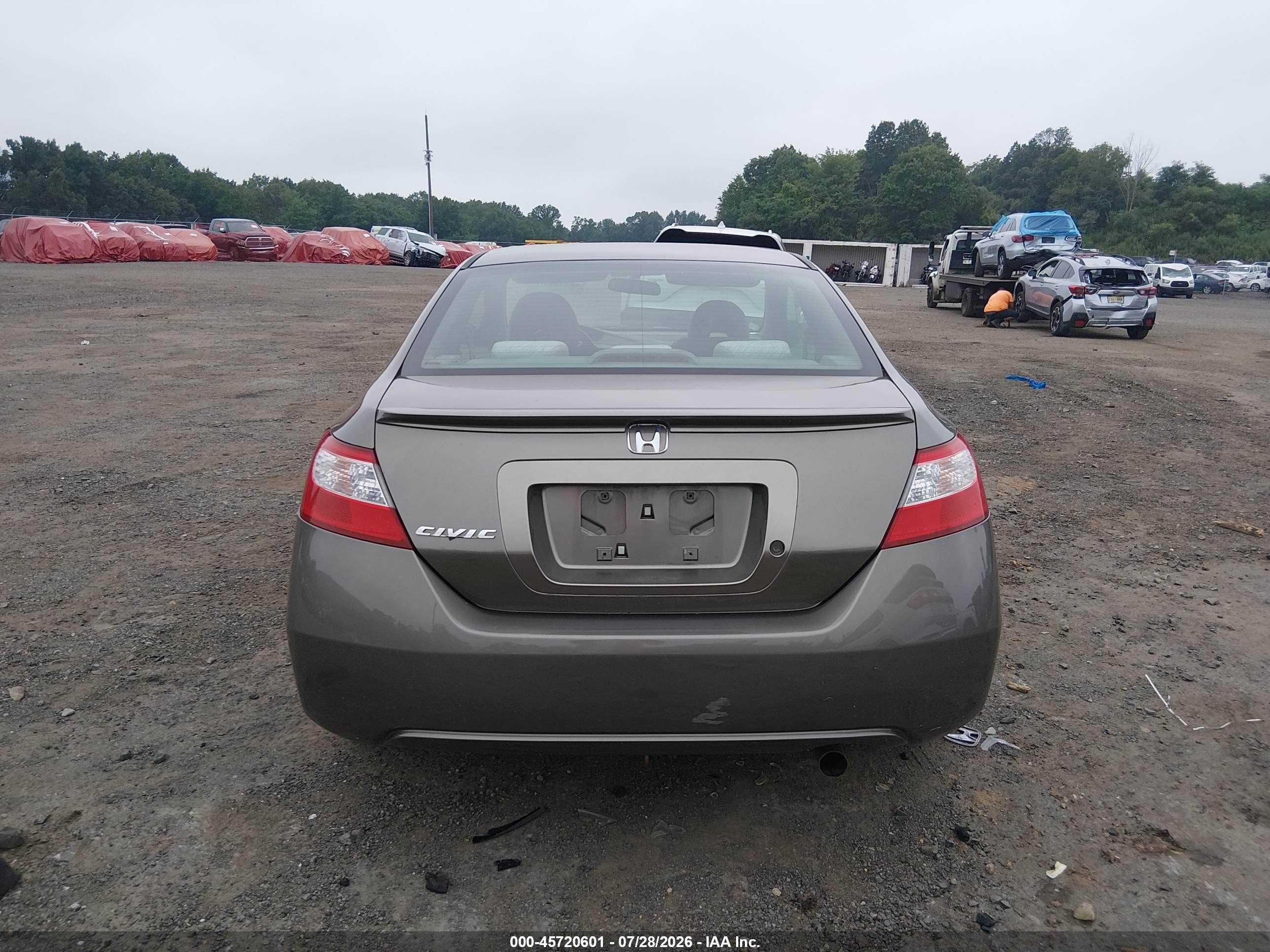2008 Honda Civic Lx Beige vin: 2HGFG12698H532918