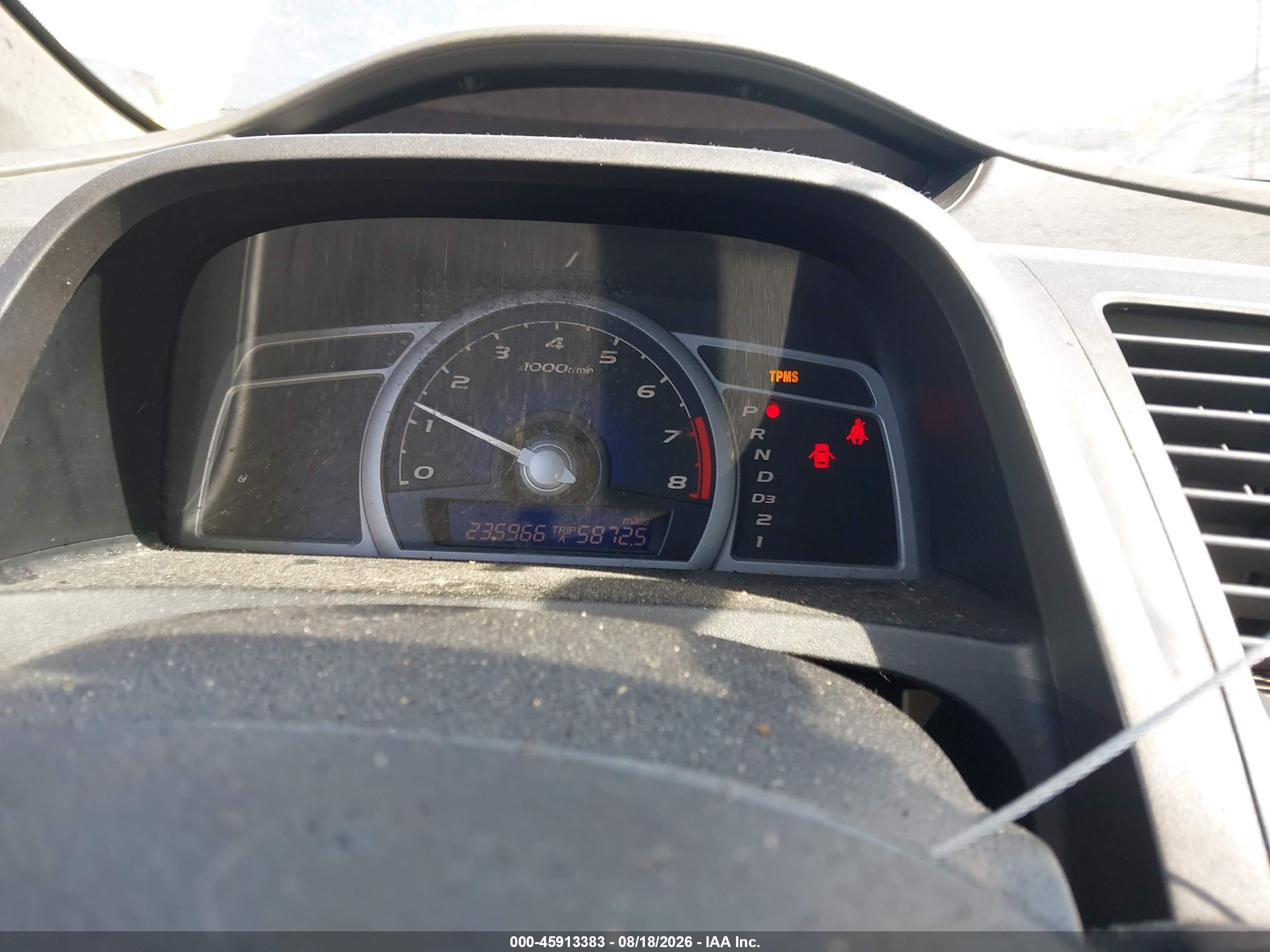 2008 Honda Civic Lx Blue vin: 2HGFG12698H576045