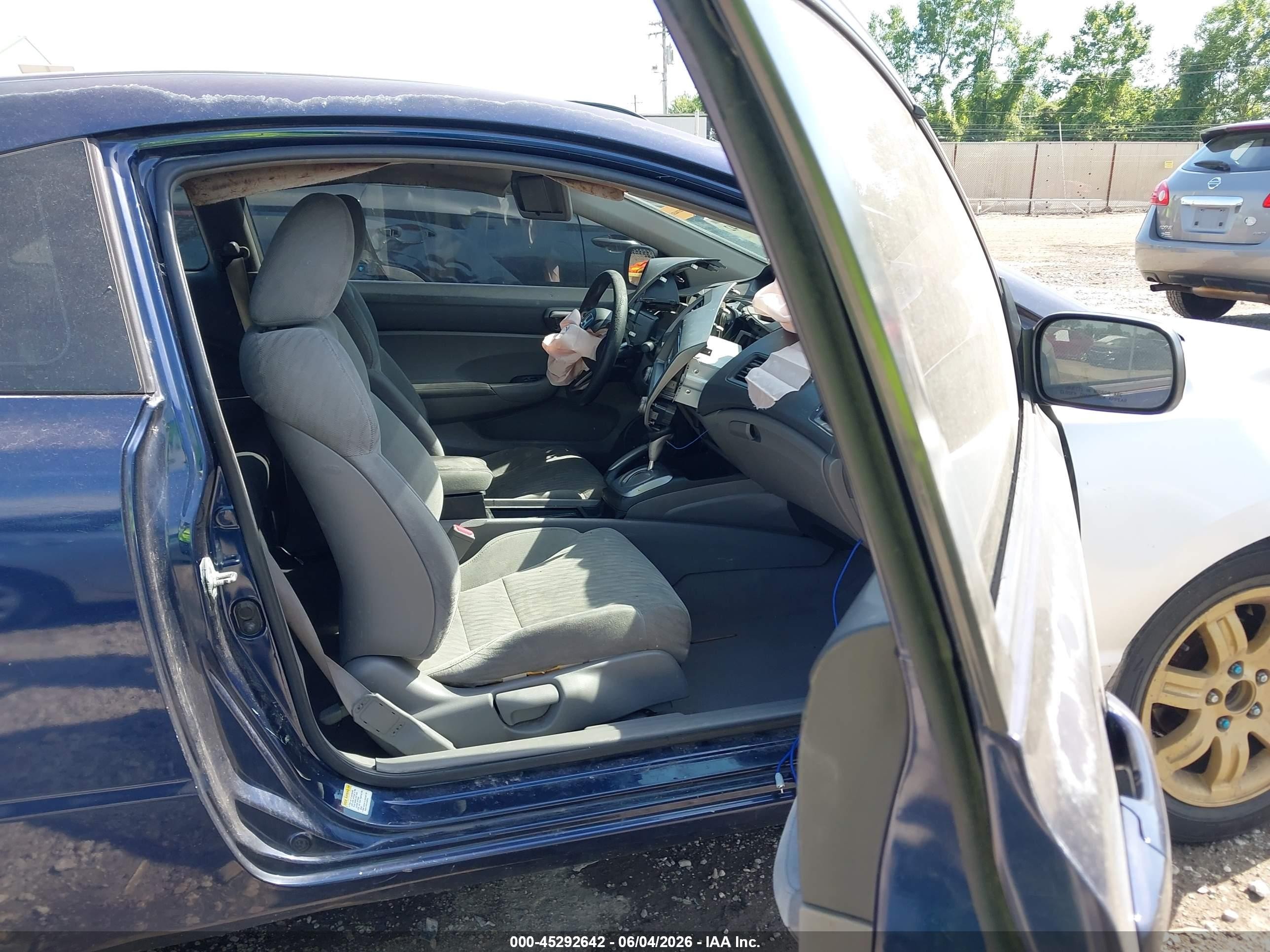 2009 Honda Civic Lx Blue vin: 2HGFG12699H508264