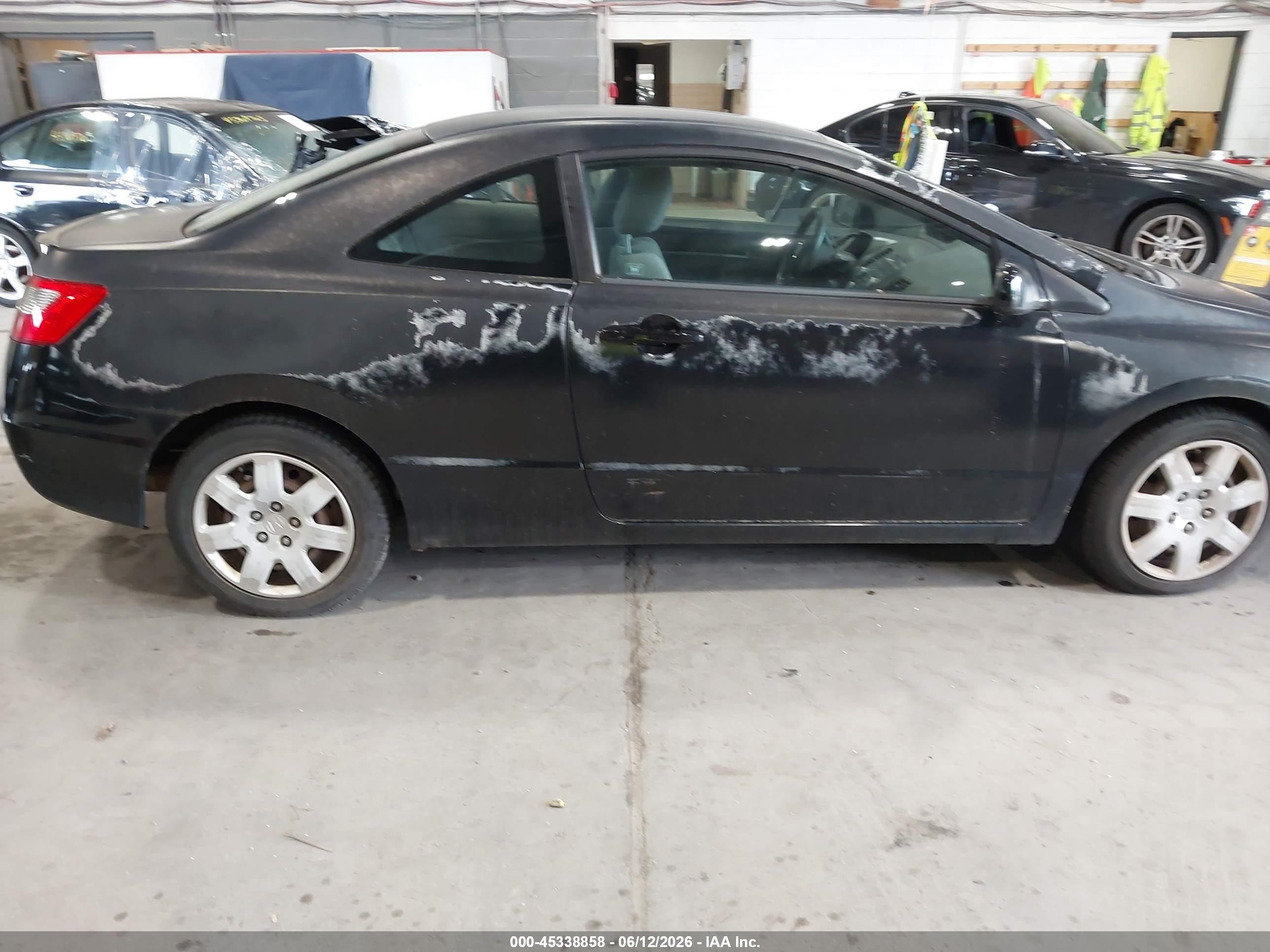 2009 Honda Civic Lx Black vin: 2HGFG12699H540535