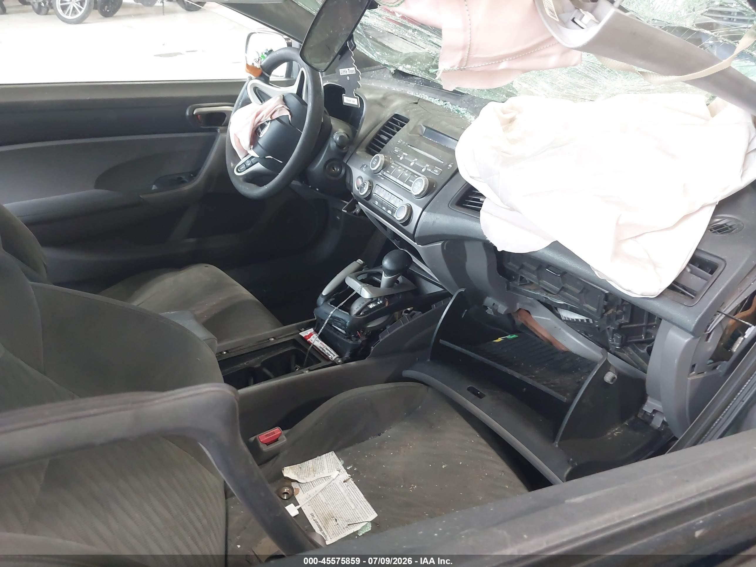 2009 Honda Civic Lx Blue vin: 2HGFG12699H542897