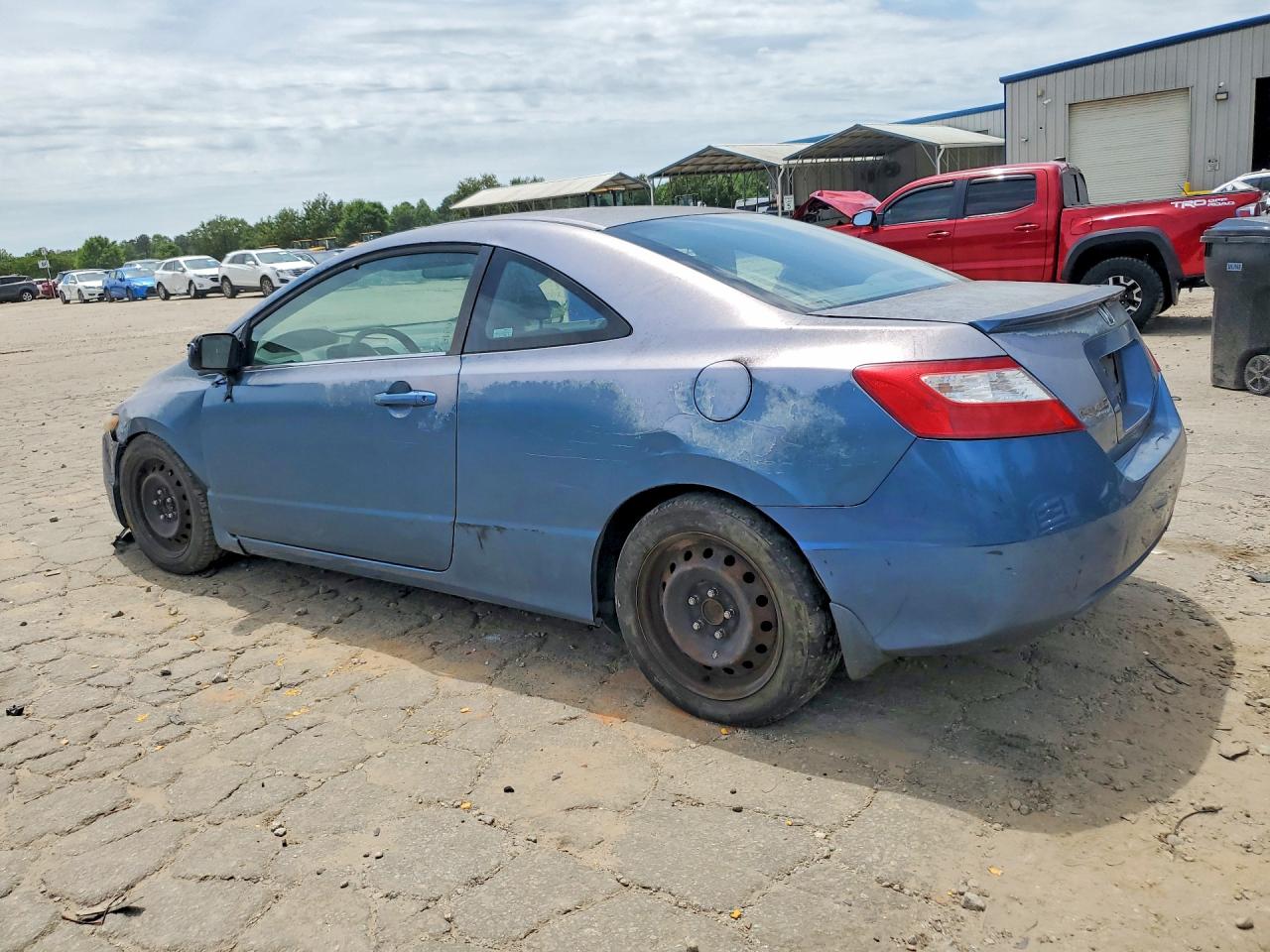 2006 Honda Civic Lx Blue vin: 2HGFG126X6H520547
