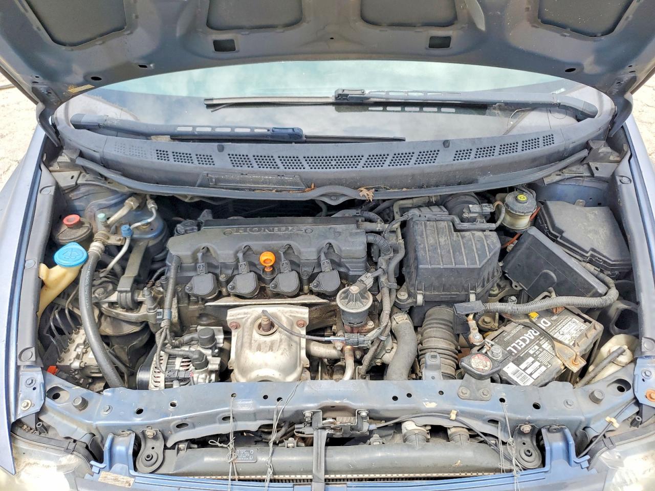 2006 Honda Civic Lx Blue vin: 2HGFG126X6H520547