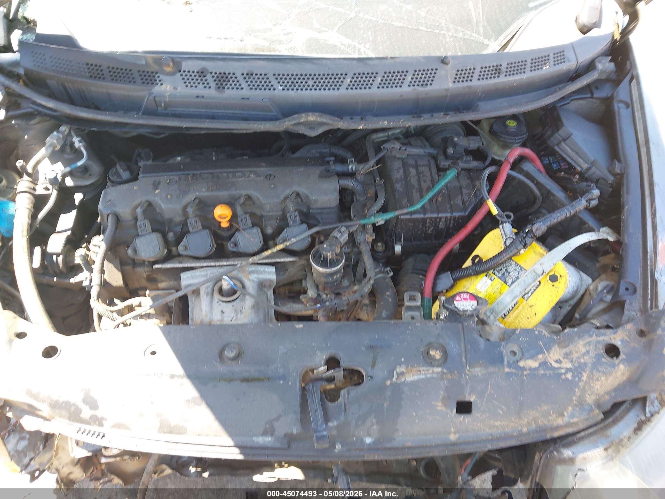 2006 Honda Civic Lx Серый vin: 2HGFG126X6H540815