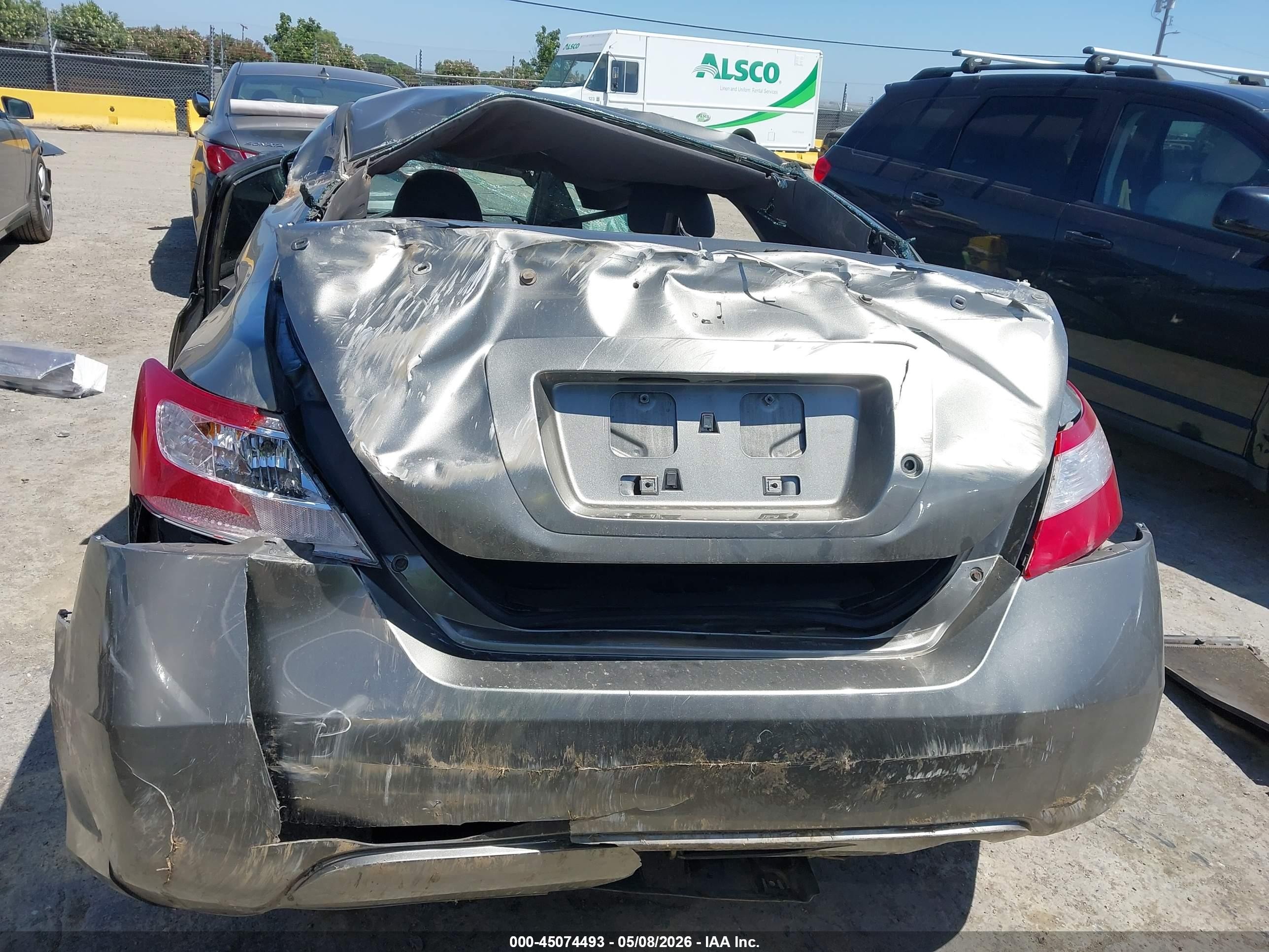 2006 Honda Civic Lx Серый vin: 2HGFG126X6H540815