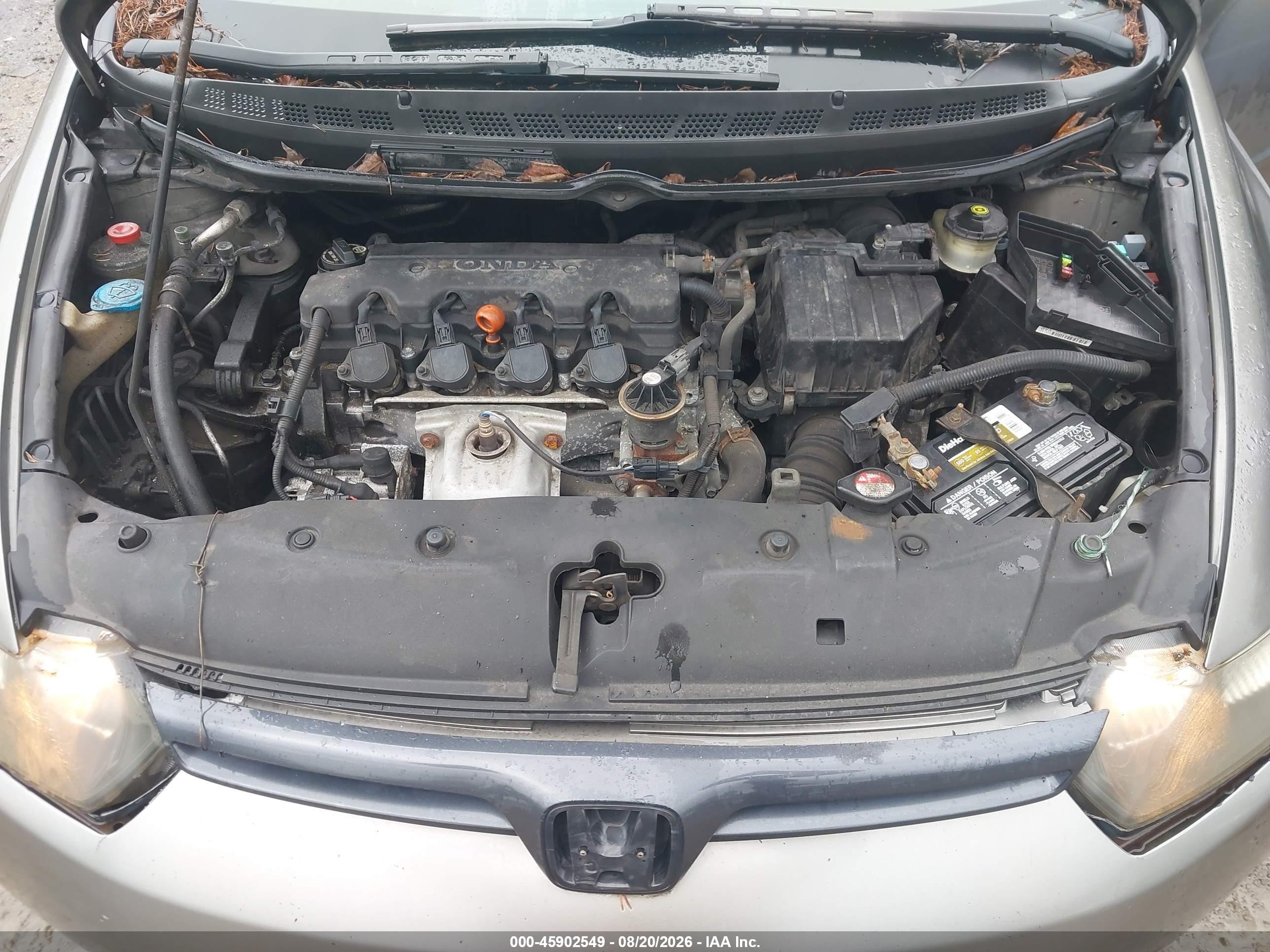 2006 Honda Civic Lx Бежевый vin: 2HGFG126X6H574303