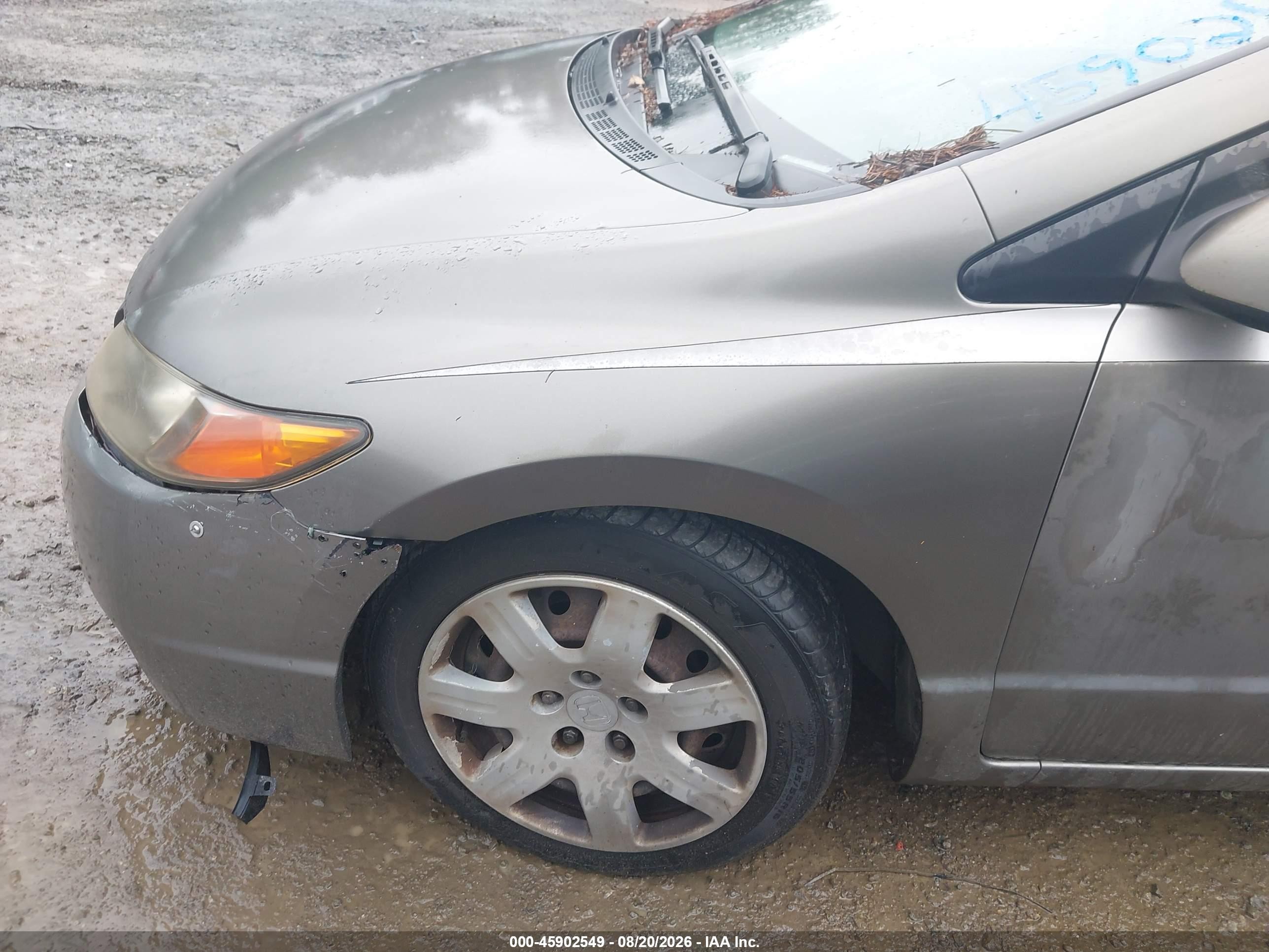 2006 Honda Civic Lx Бежевый vin: 2HGFG126X6H574303