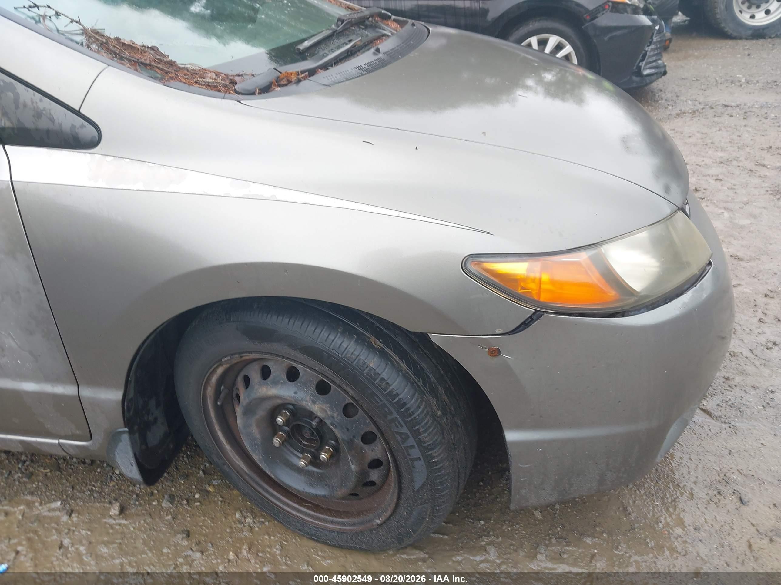 2006 Honda Civic Lx Бежевый vin: 2HGFG126X6H574303