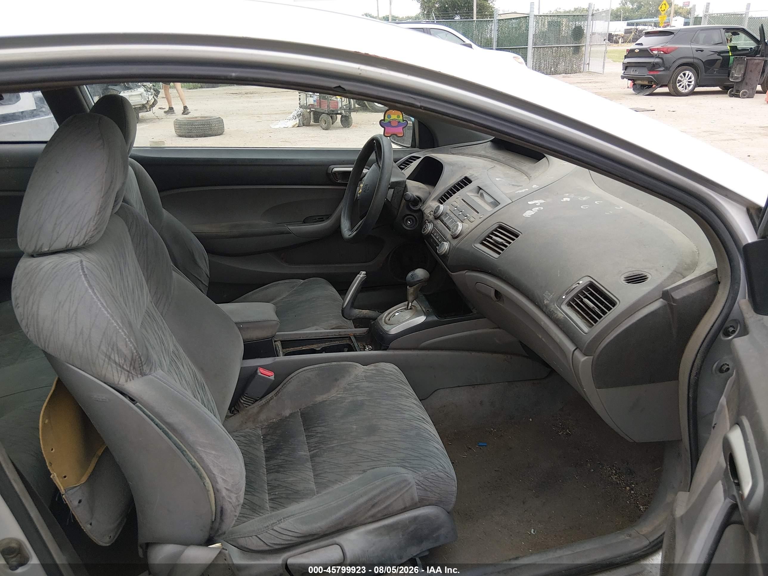 2007 Honda Civic Lx Silver vin: 2HGFG126X7H510618
