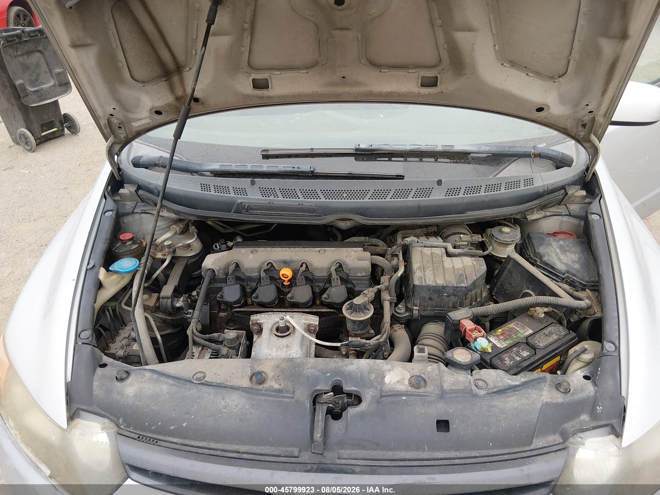 2007 Honda Civic Lx Silver vin: 2HGFG126X7H510618