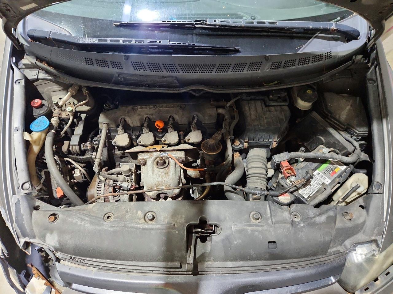 2007 Honda Civic Lx Gray vin: 2HGFG126X7H534837