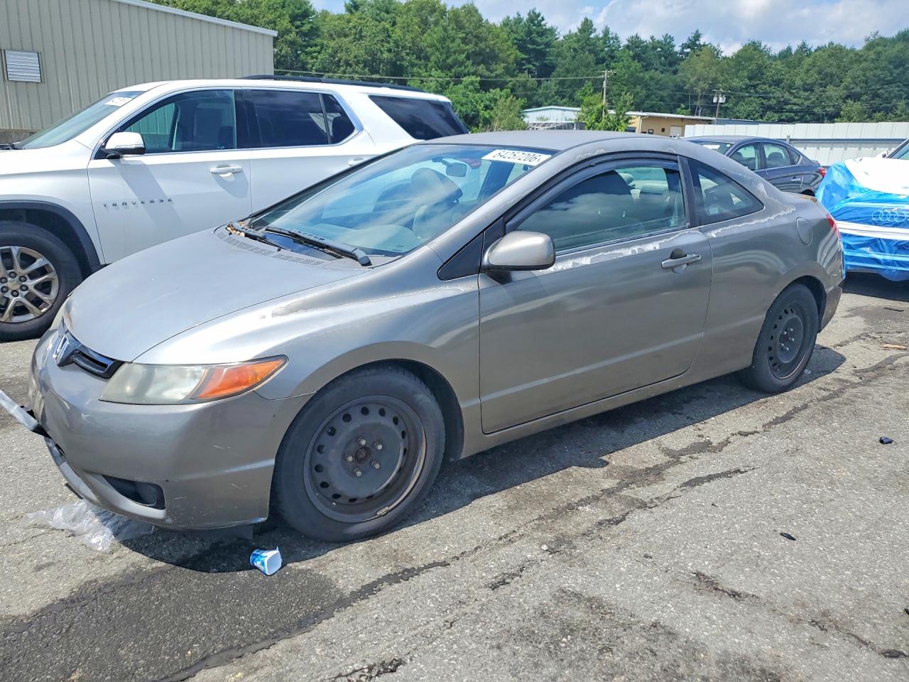 2007 Honda Civic Lx Brown vin: 2HGFG126X7H579082