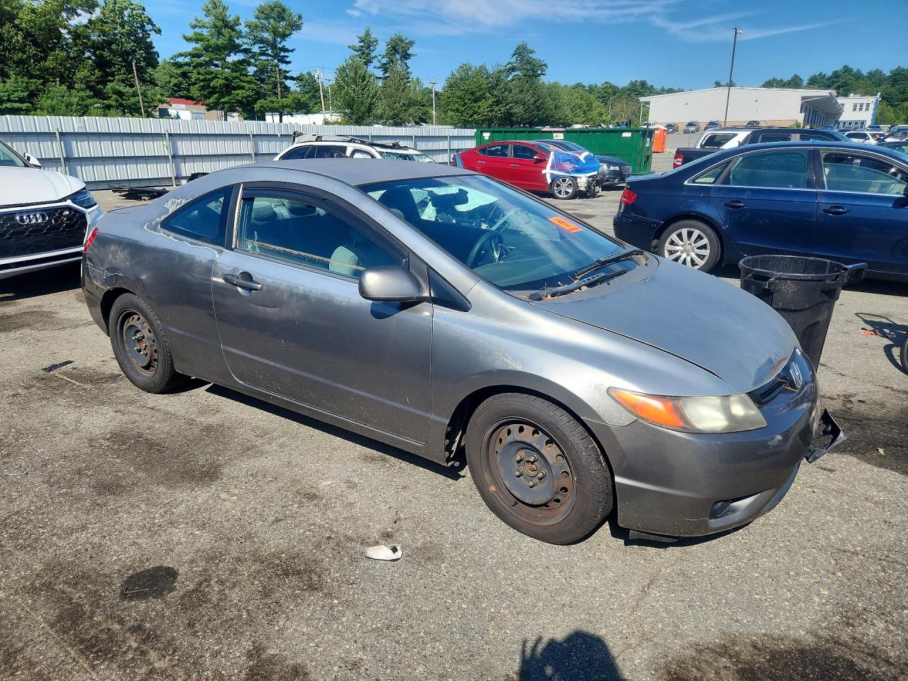 2007 Honda Civic Lx Brown vin: 2HGFG126X7H579082