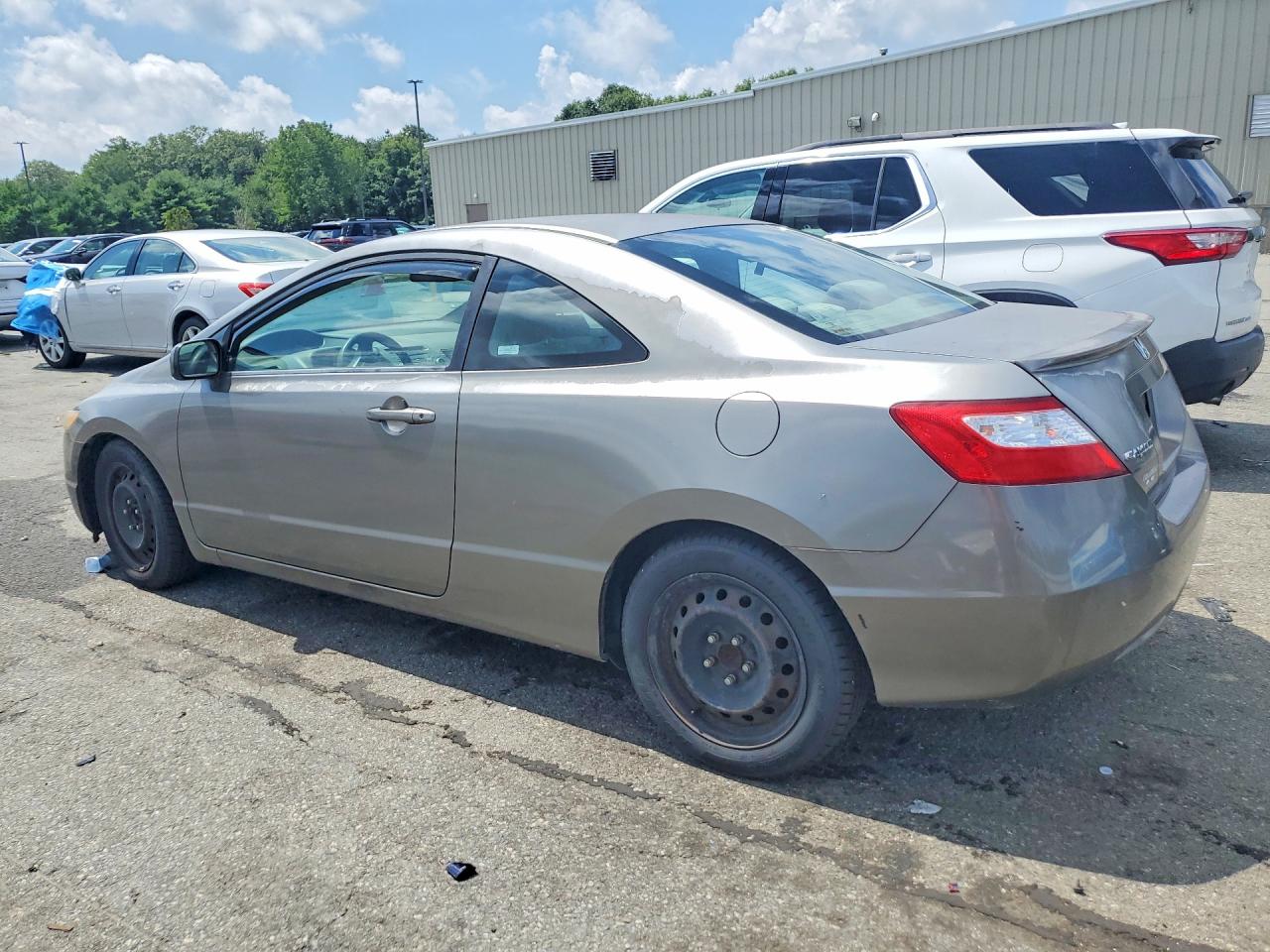 2007 Honda Civic Lx Brown vin: 2HGFG126X7H579082