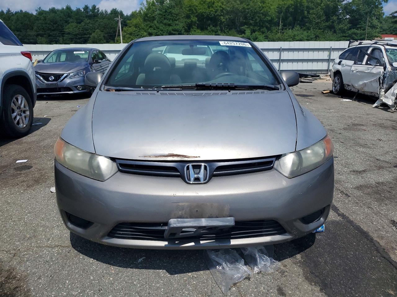 2007 Honda Civic Lx Brown vin: 2HGFG126X7H579082