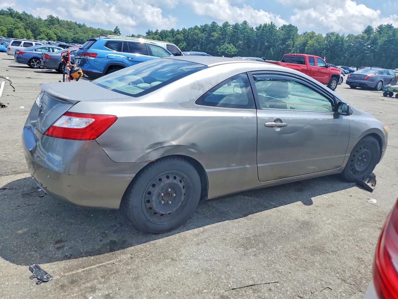 2007 Honda Civic Lx Brown vin: 2HGFG126X7H579082