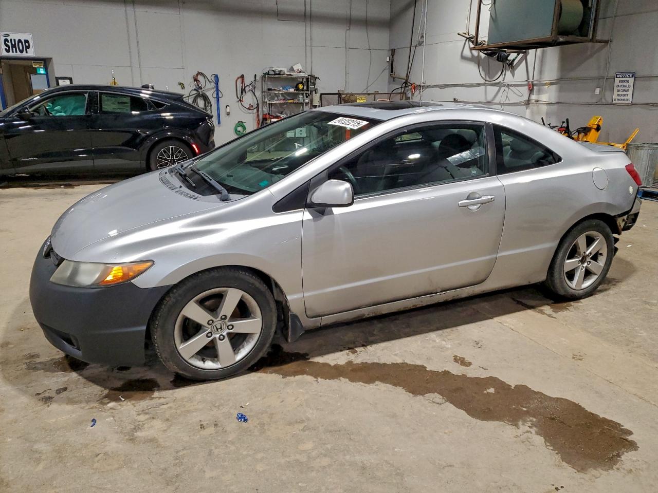 2008 Honda Civic Lx Silver vin: 2HGFG126X8H004756
